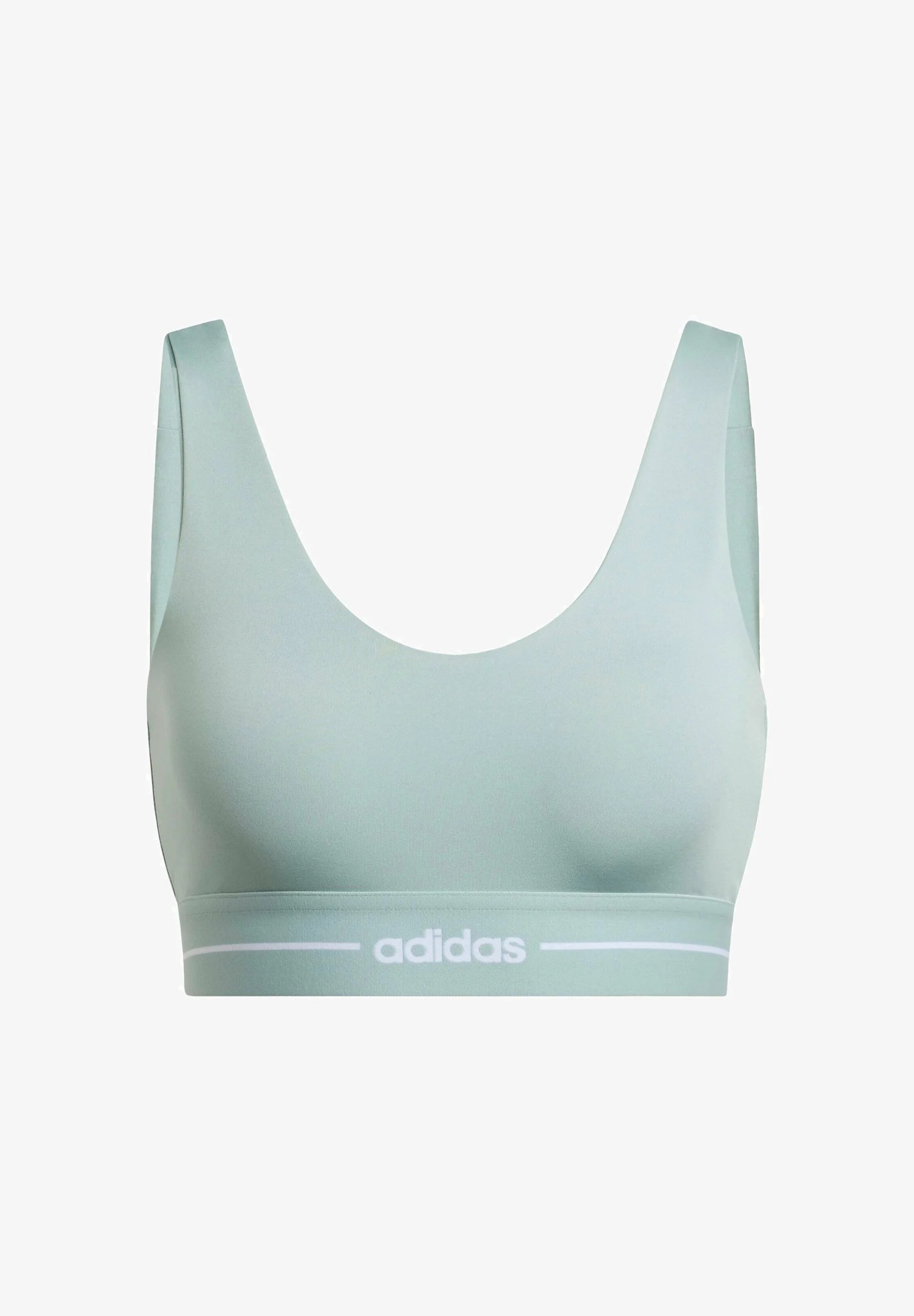 Podprsenka Adidas Performance Hyperglam Medium Support – Sage