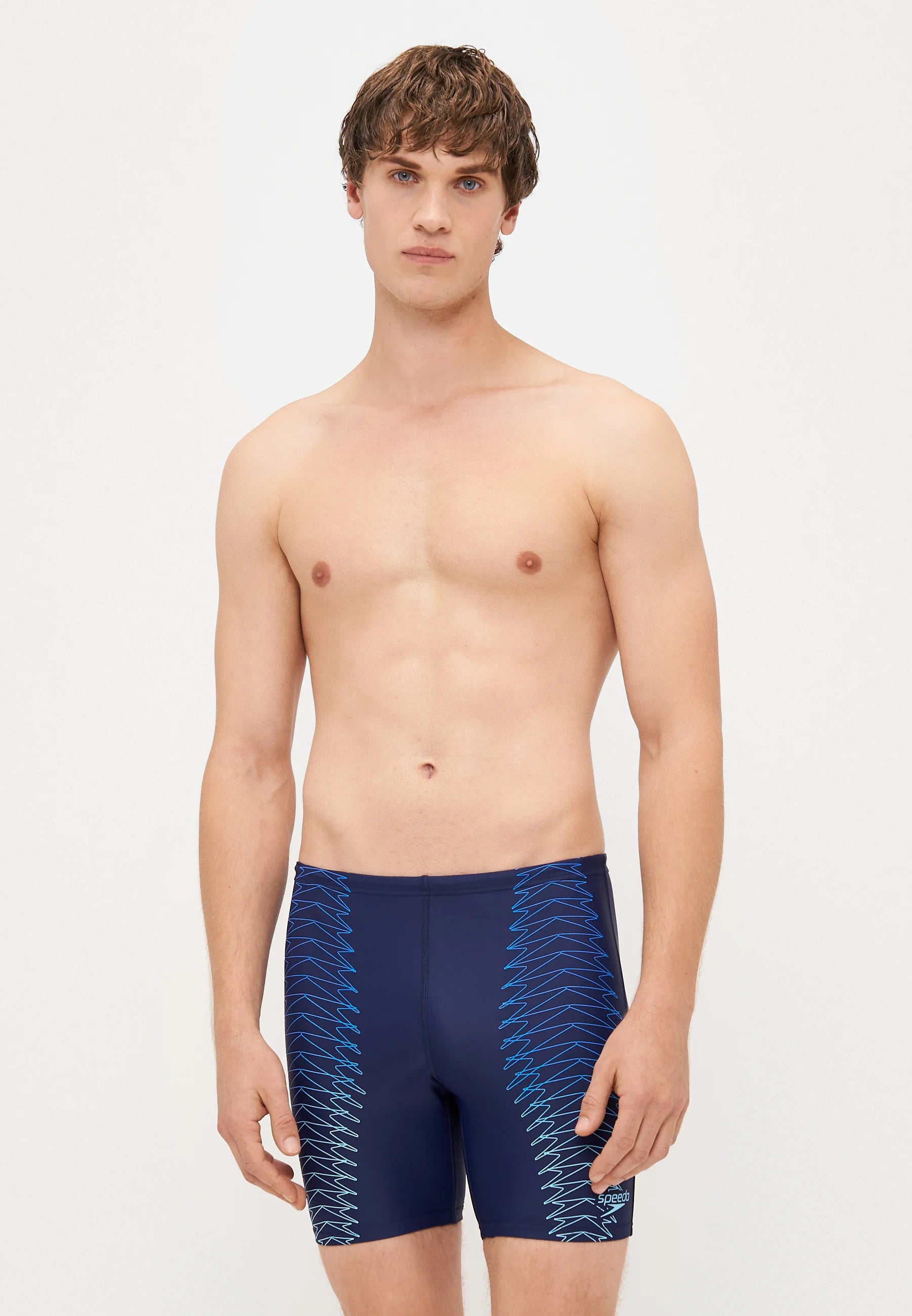 Speedo Duo Logo Mid Jammer – Blu scuro, Blu zucchero