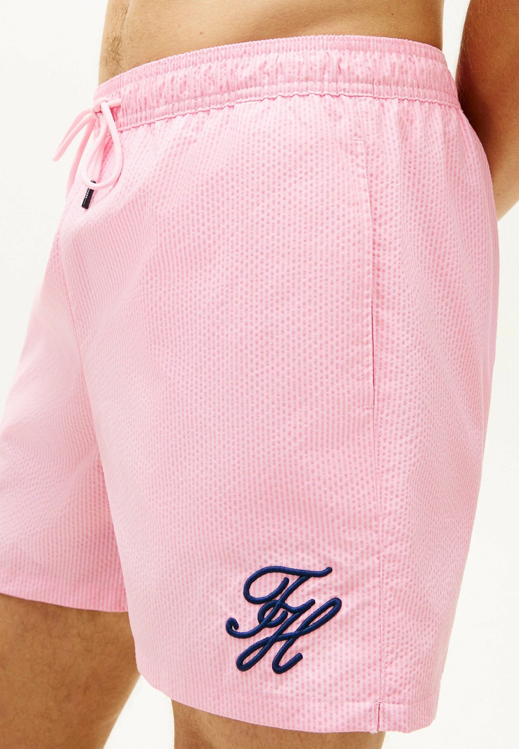 Short de bain Tommy Hilfiger Ithaca Stripe – Tonal Ithaca Classic Pink