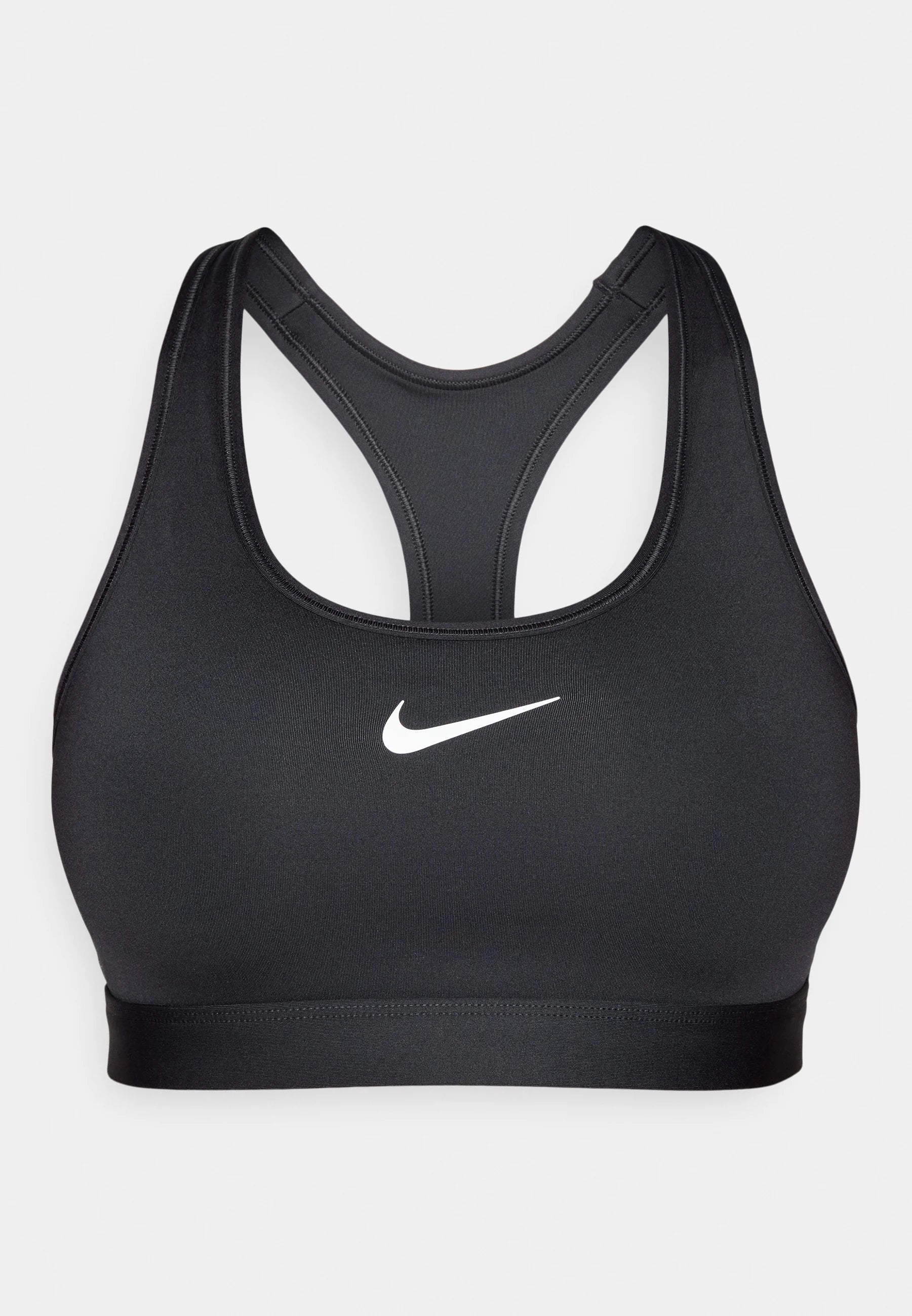 Nike Unpadded Medium Support Sports Bra – Black, White