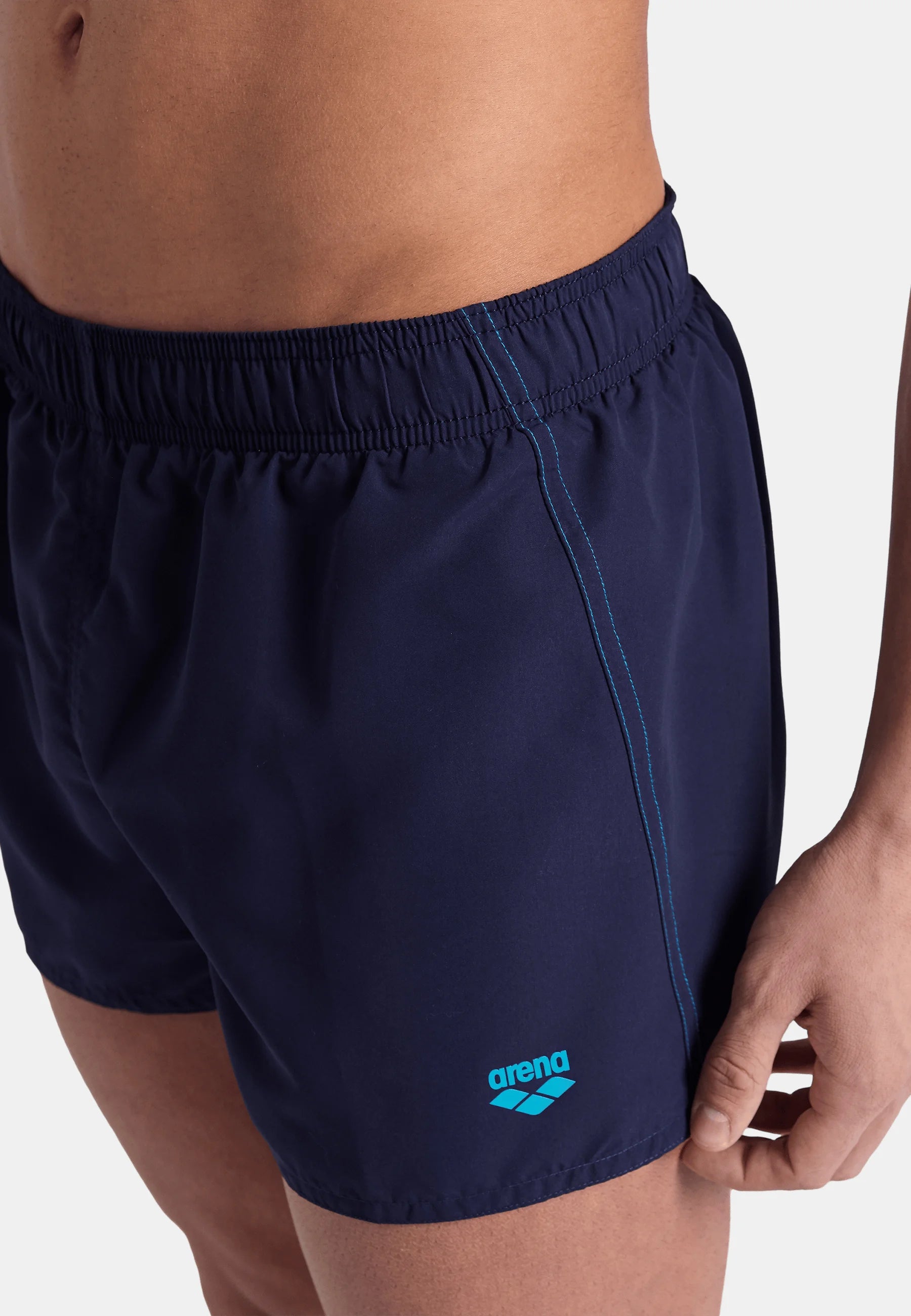 Arena Fundamentals Beach Shorts – Navy, Turquoise