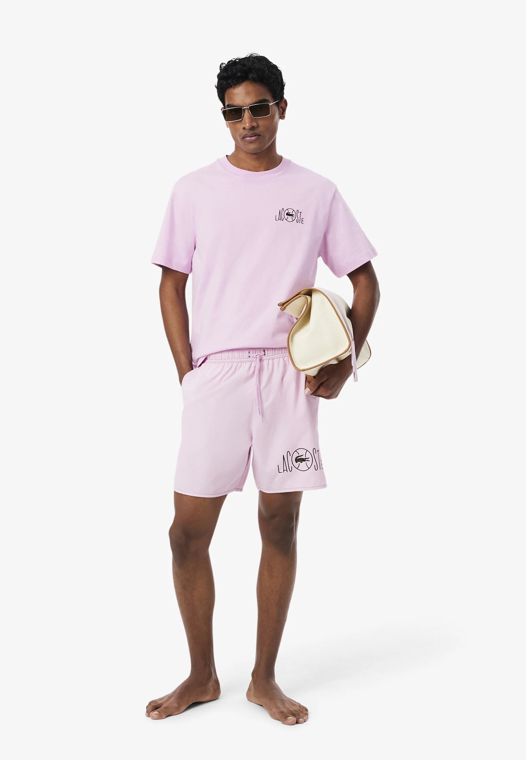 Lacoste Swim Shorts – Rose-ZH