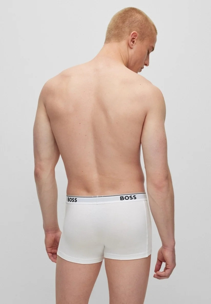 Boxerky BOSS 6P Power – bílé