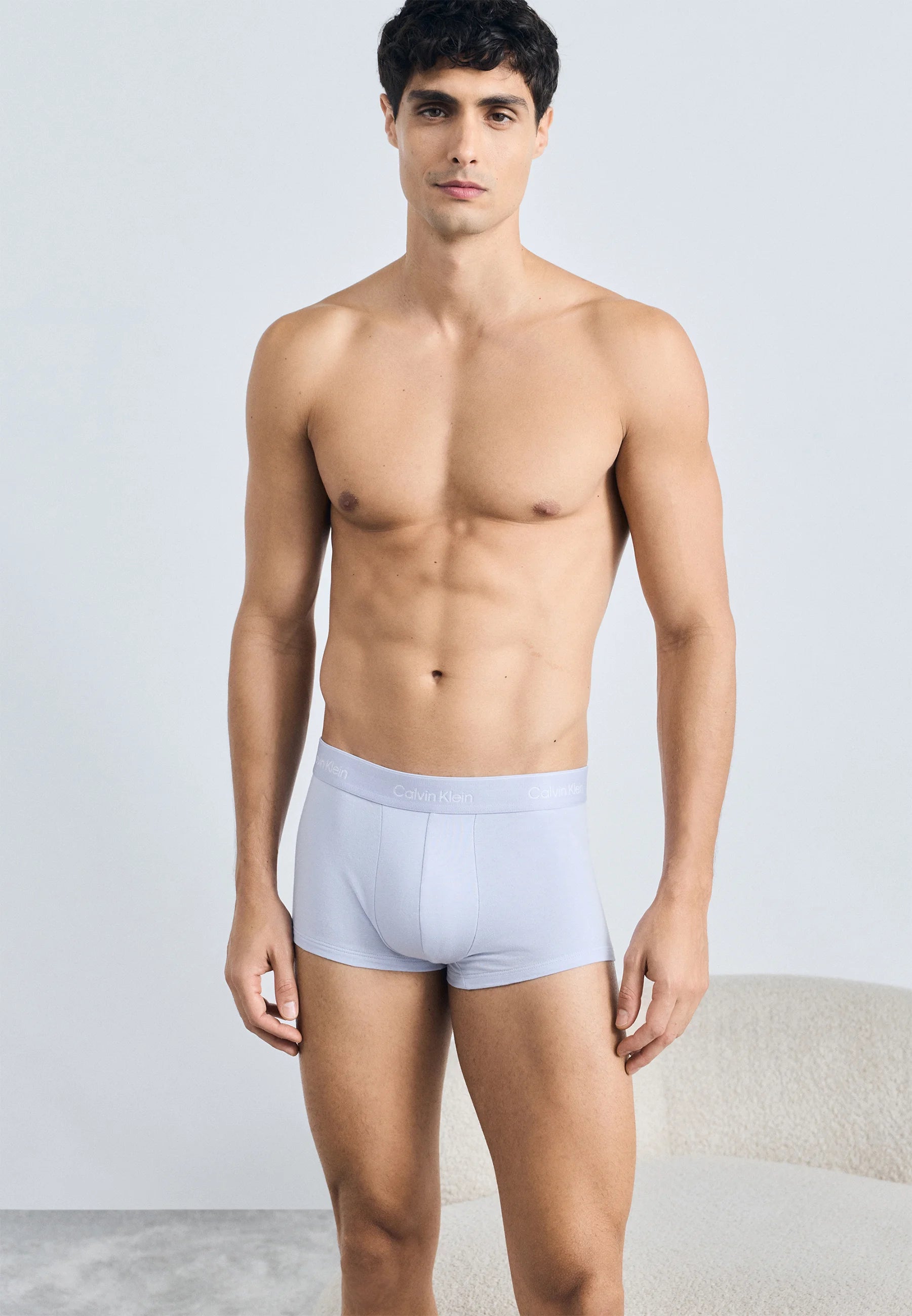 Calvin Klein Icon Cotton Stretch Low Rise Trunks – 5 Pack – Black, Royalty, Casual Blue, Turbulence