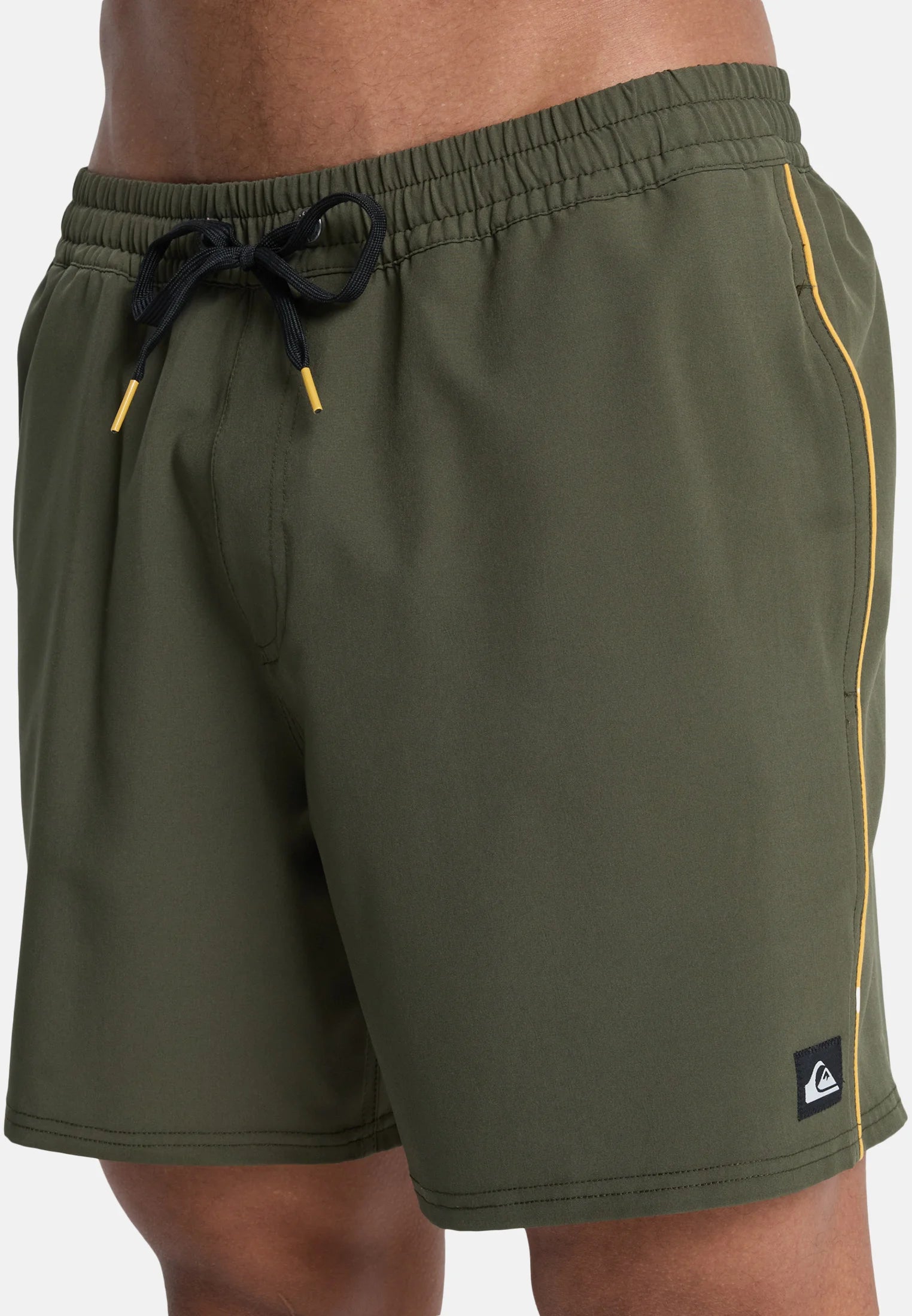 Quiksilver Stretch Piped Volley Swim Shorts – Dark Green