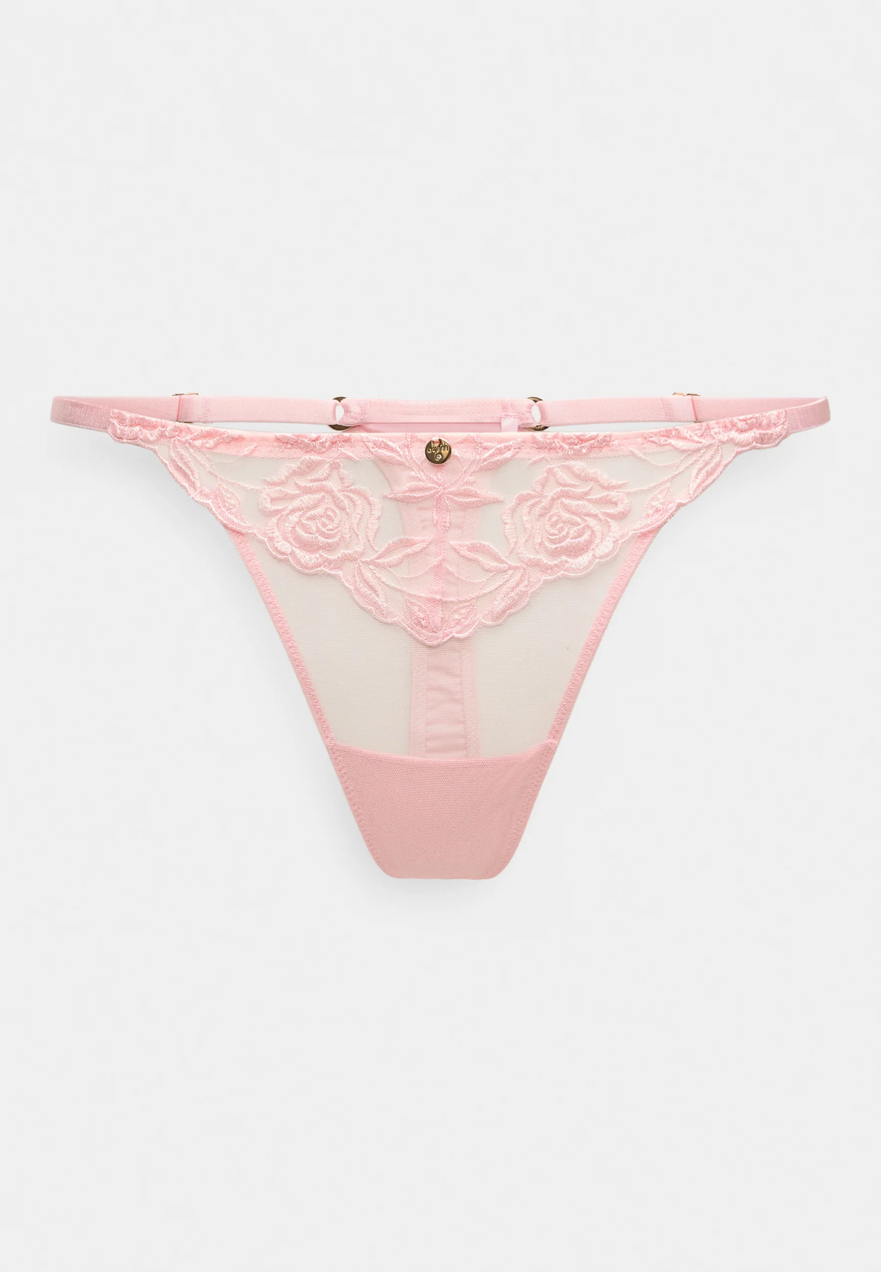 Guess Amelie String en dentelle – Rose