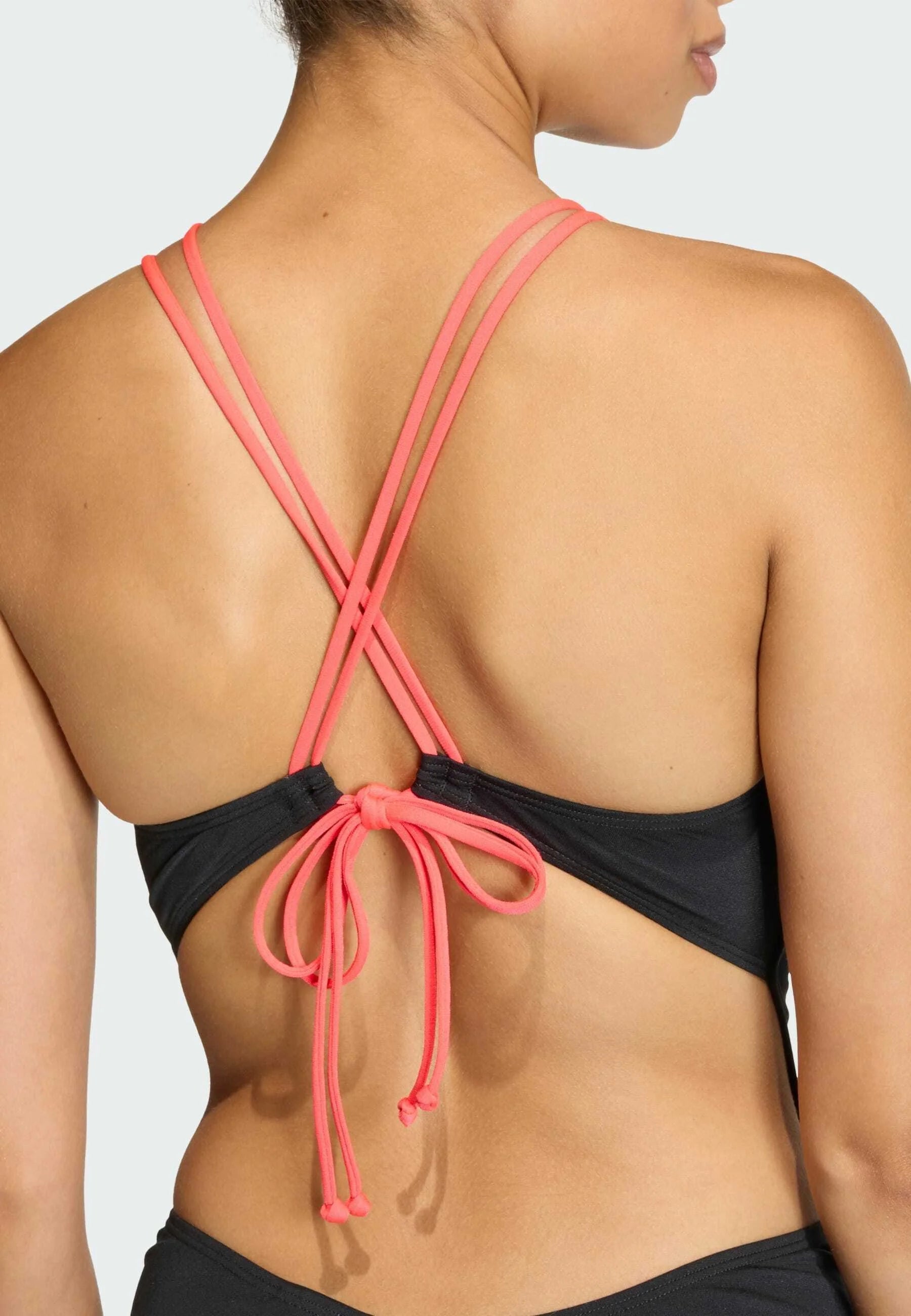Costume da bagno intero Adidas Stripes Performance - Nero