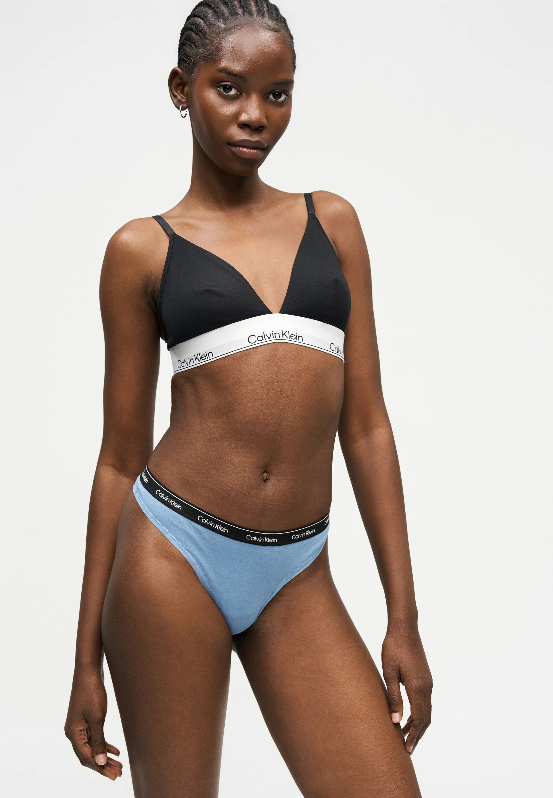 Calvin Klein Icon Logo 7-Pack Thongs – Shoreline, Grey Heather, Antarctic Blue
