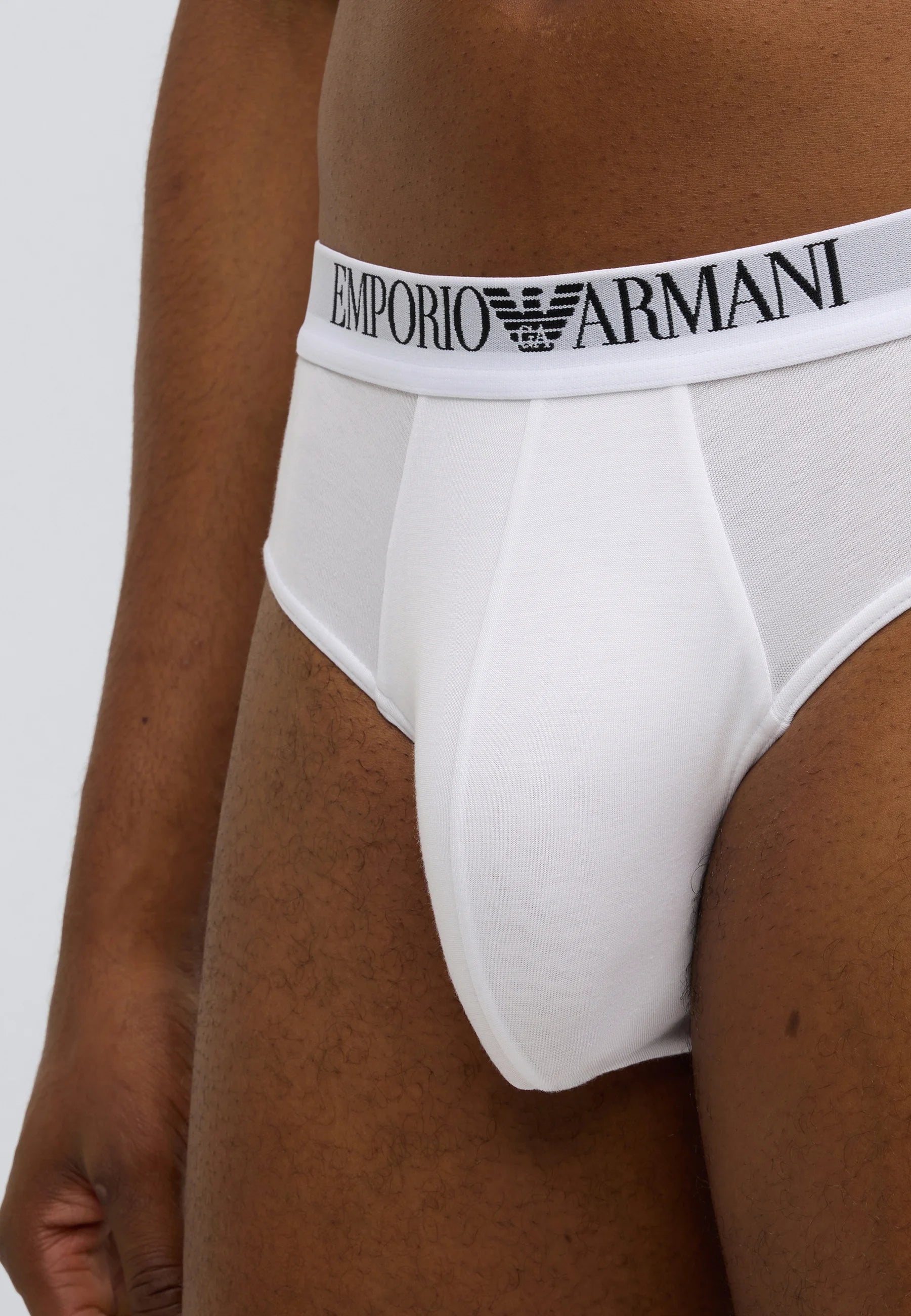 Emporio Armani Slips 2er-Pack – Weiß