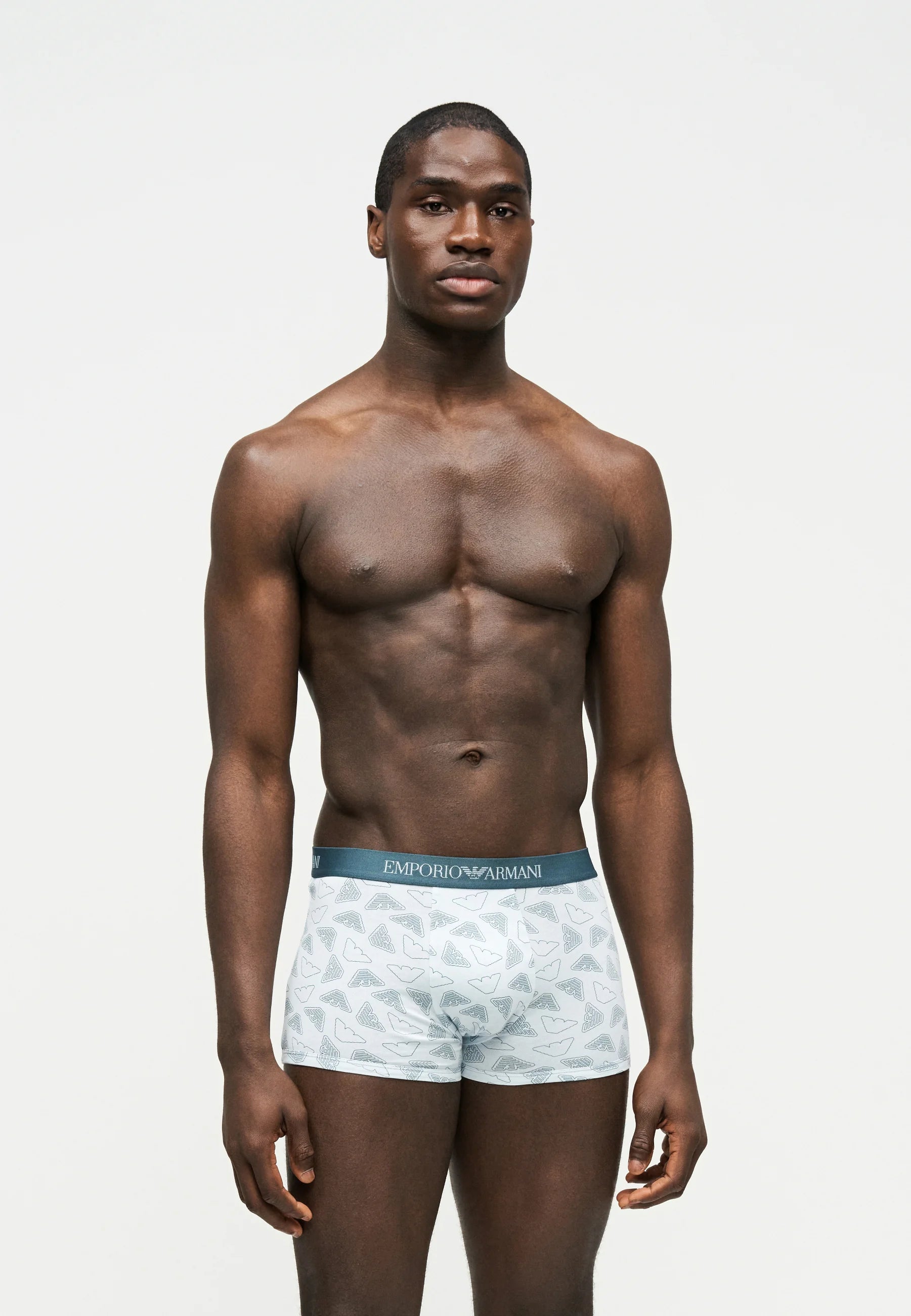 Lot de 3 boxers Emporio Armani PURE - Bleu