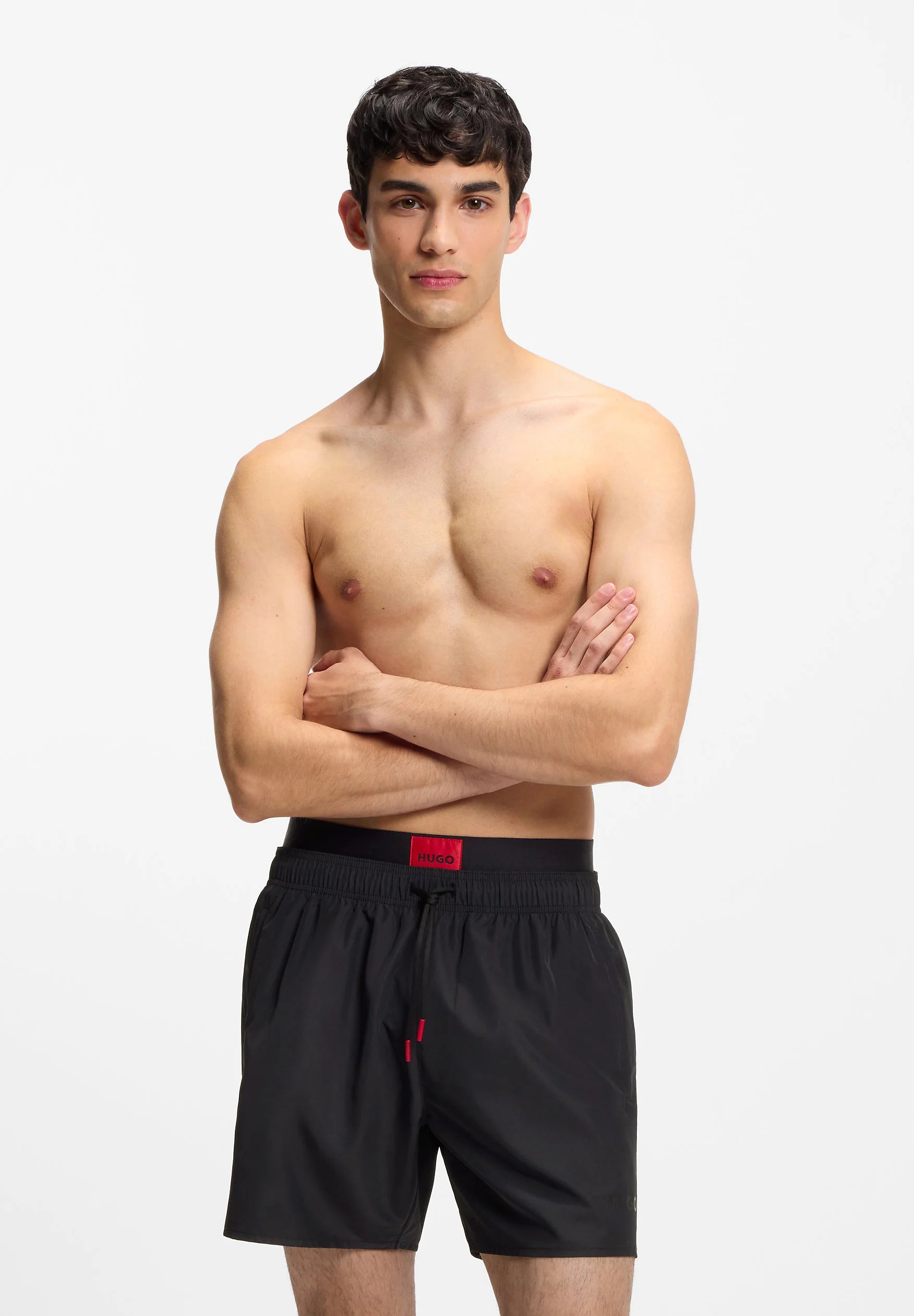 HUGO Galaxy Swimming Shorts – Black