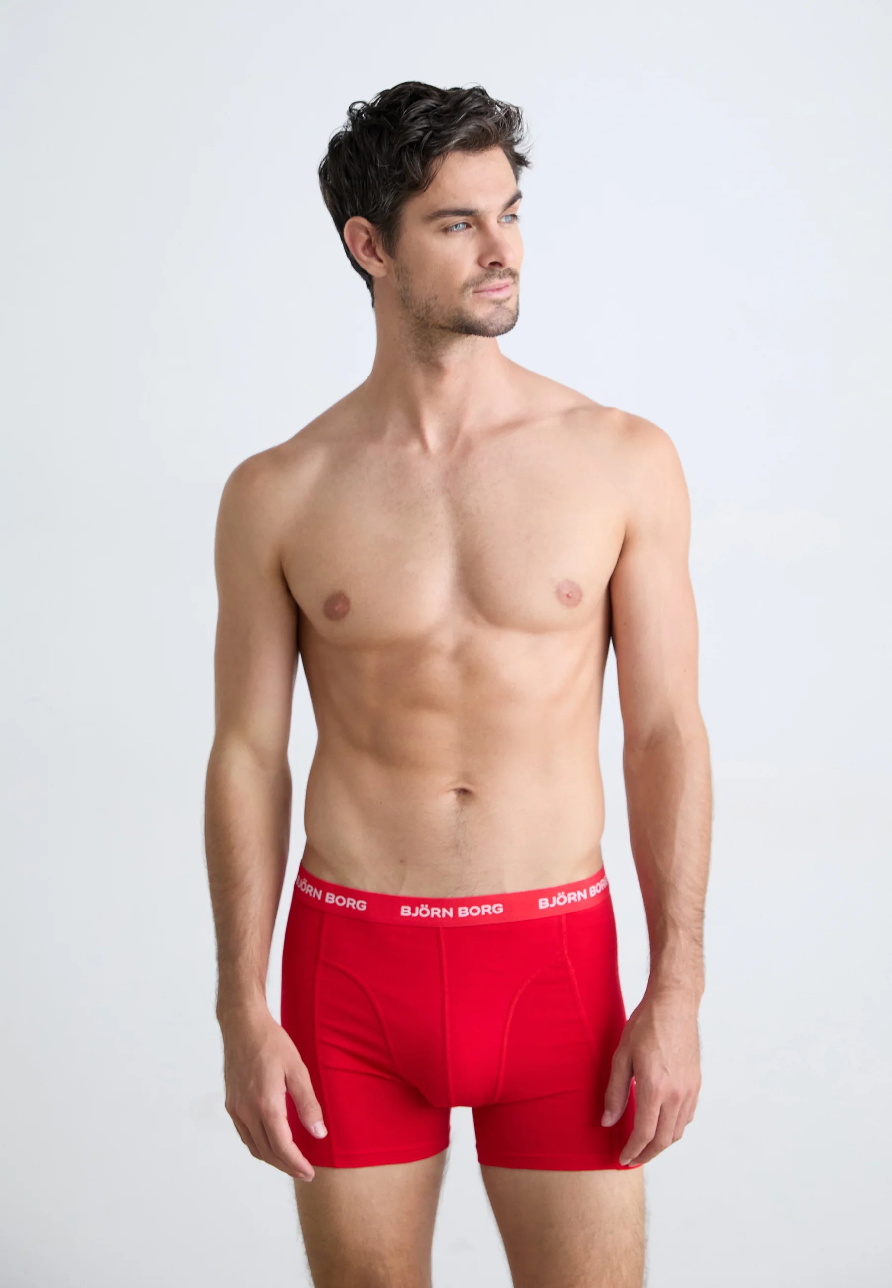 Björn Borg Stretch Boxer 5 Pack – Boxerky – černá, modrá, červená