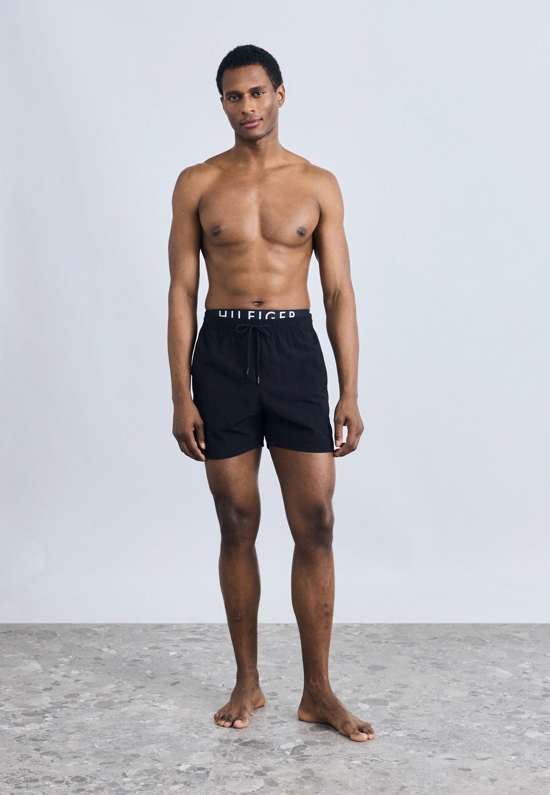 Tommy Hilfiger Logo Swim Shorts – Desert Sky