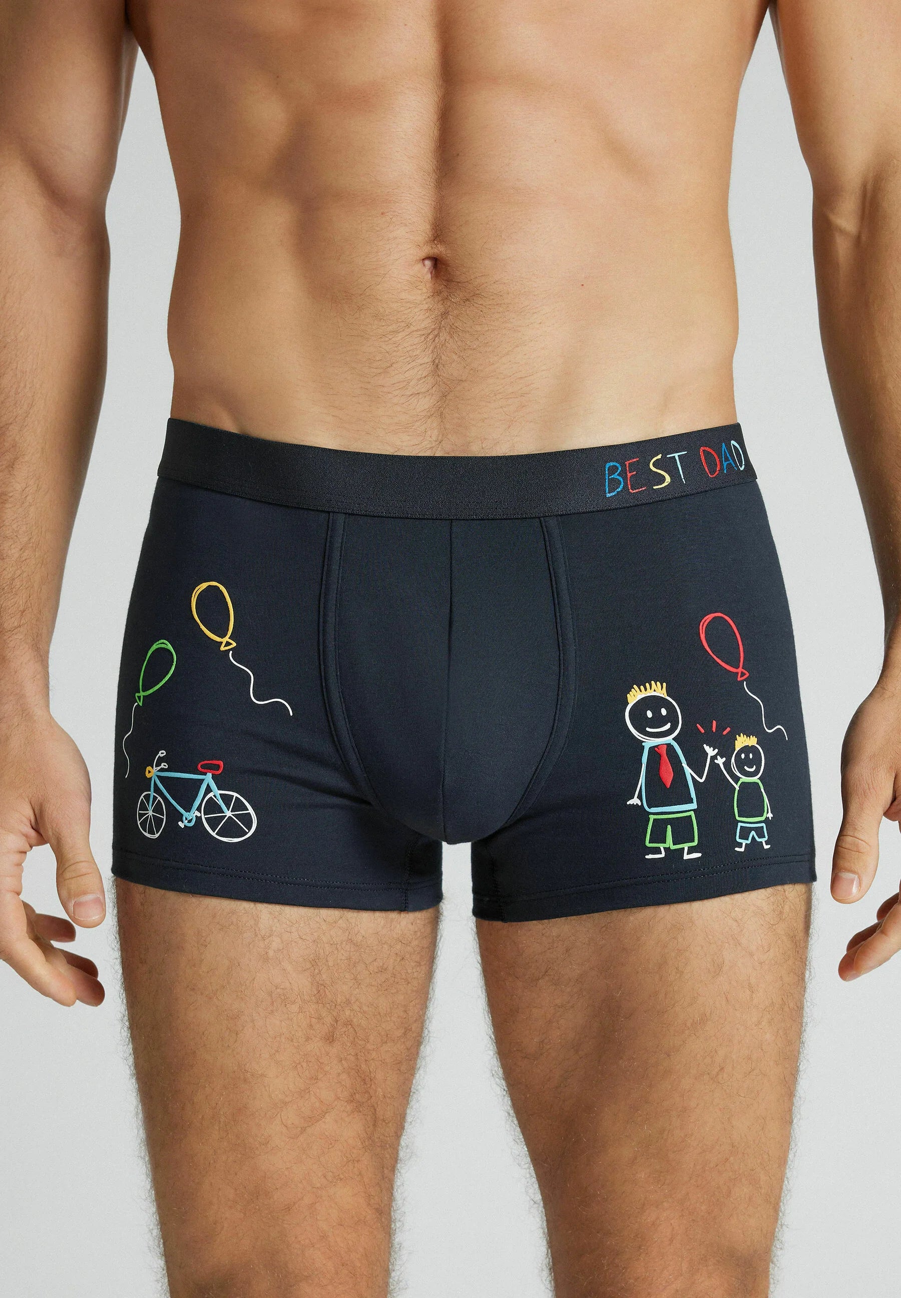 Nejlepší kufry IUMAN Intimissimi Uomo Nejlepší táta – modré