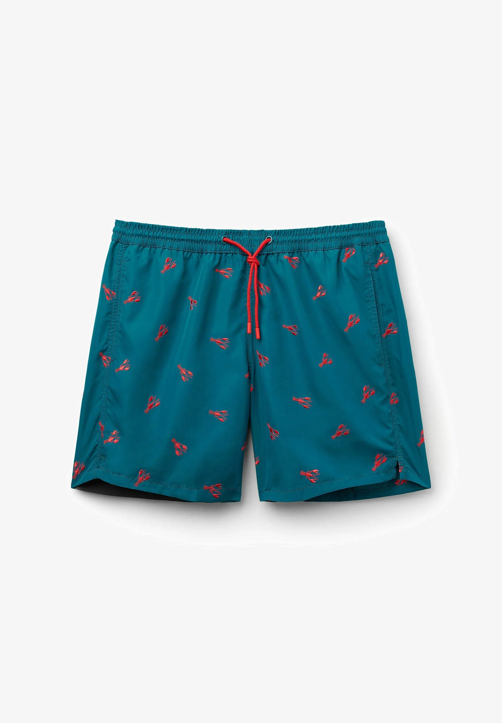 Calzedonia Formentera Patterned Print Swim Shorts – Red Lobster