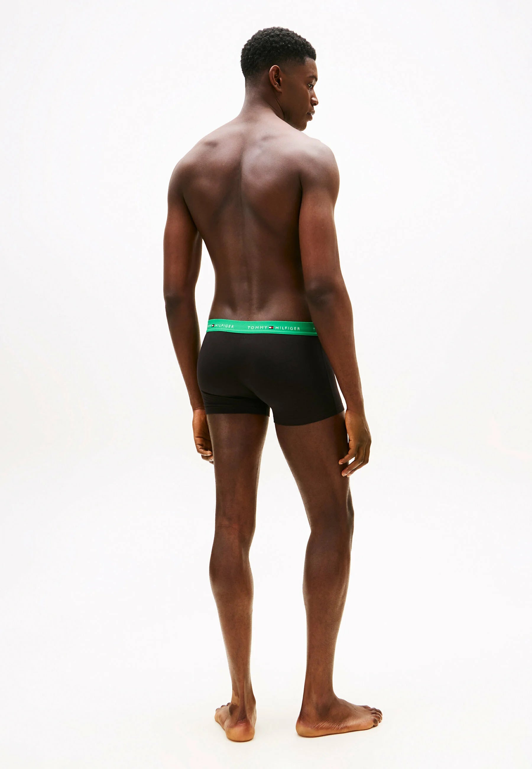 Tommy Hilfiger Signature Trunk 3 Pack – Mint Jade, Olympic Green, Purple Navy