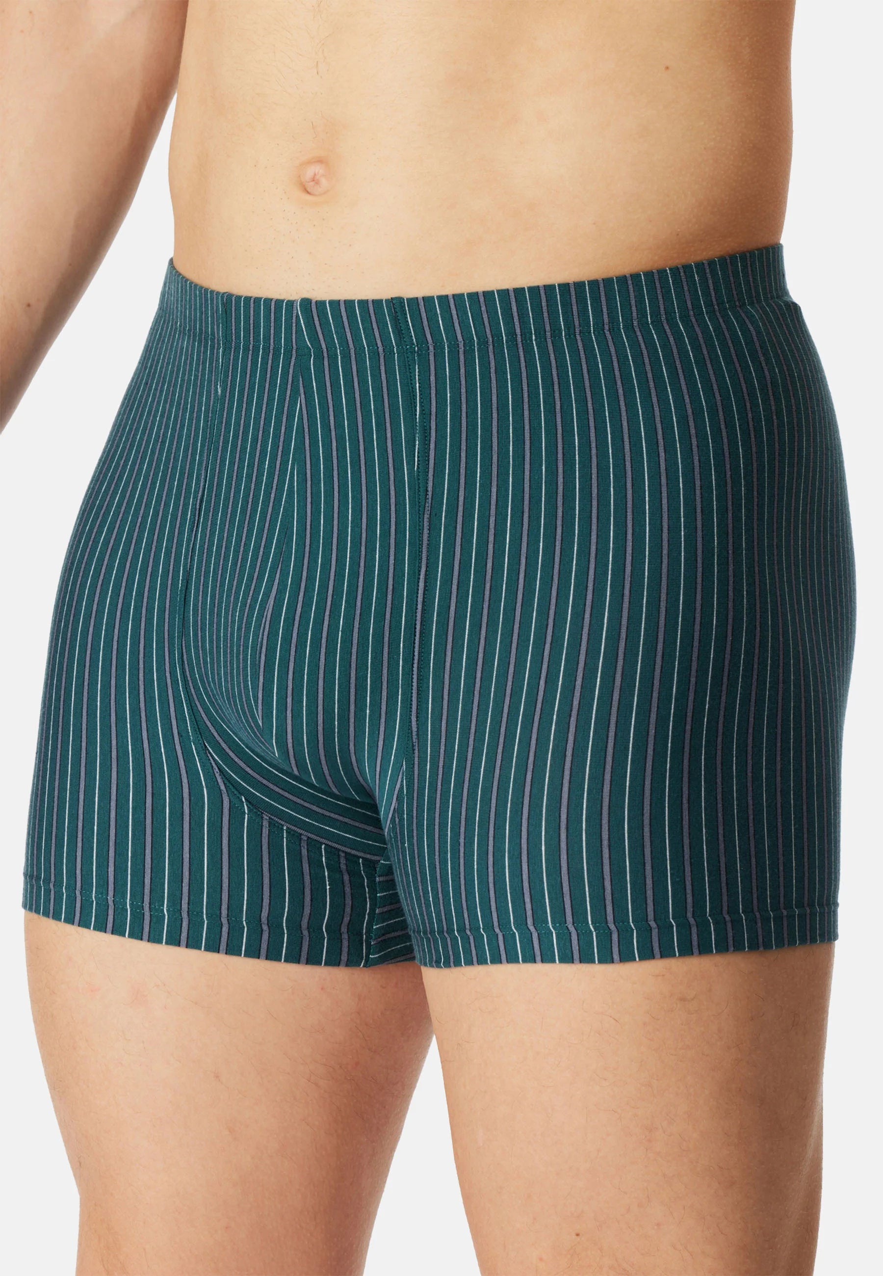 Schiesser 95 5 Lot de 6 boxers – Bleu foncé, Turquoise