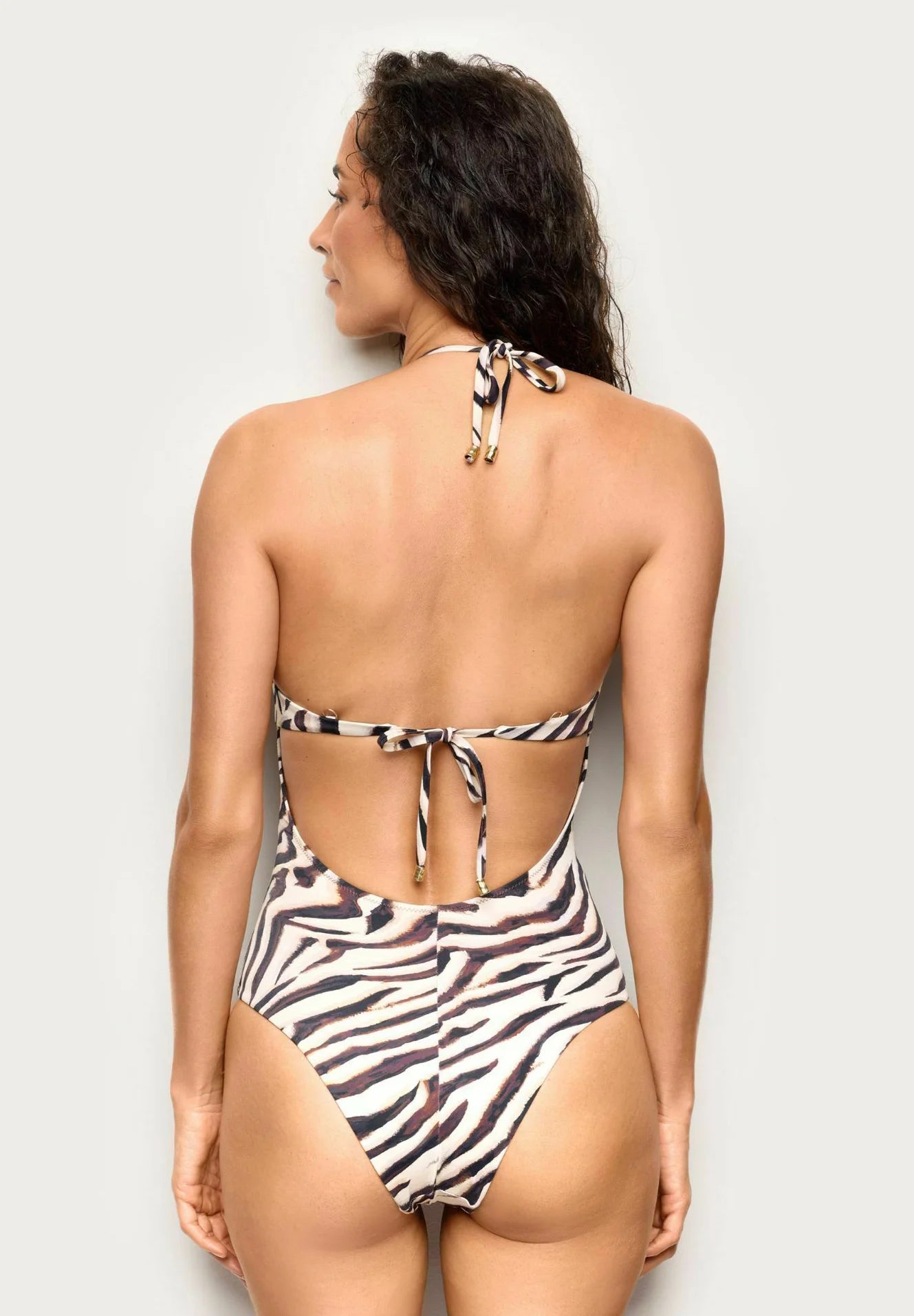 Yamamay Zelia Swimsuit – Brown Animal Print