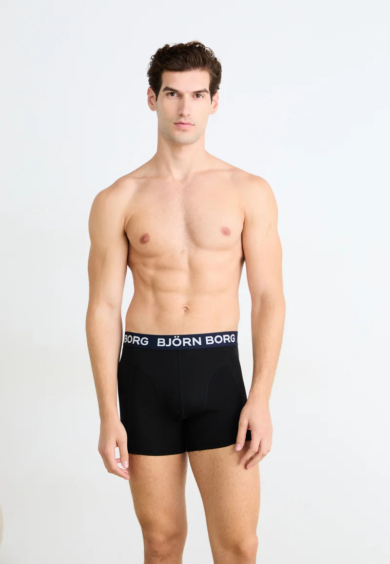 Björn Borg Lot de 2 boxers – Bleu foncé