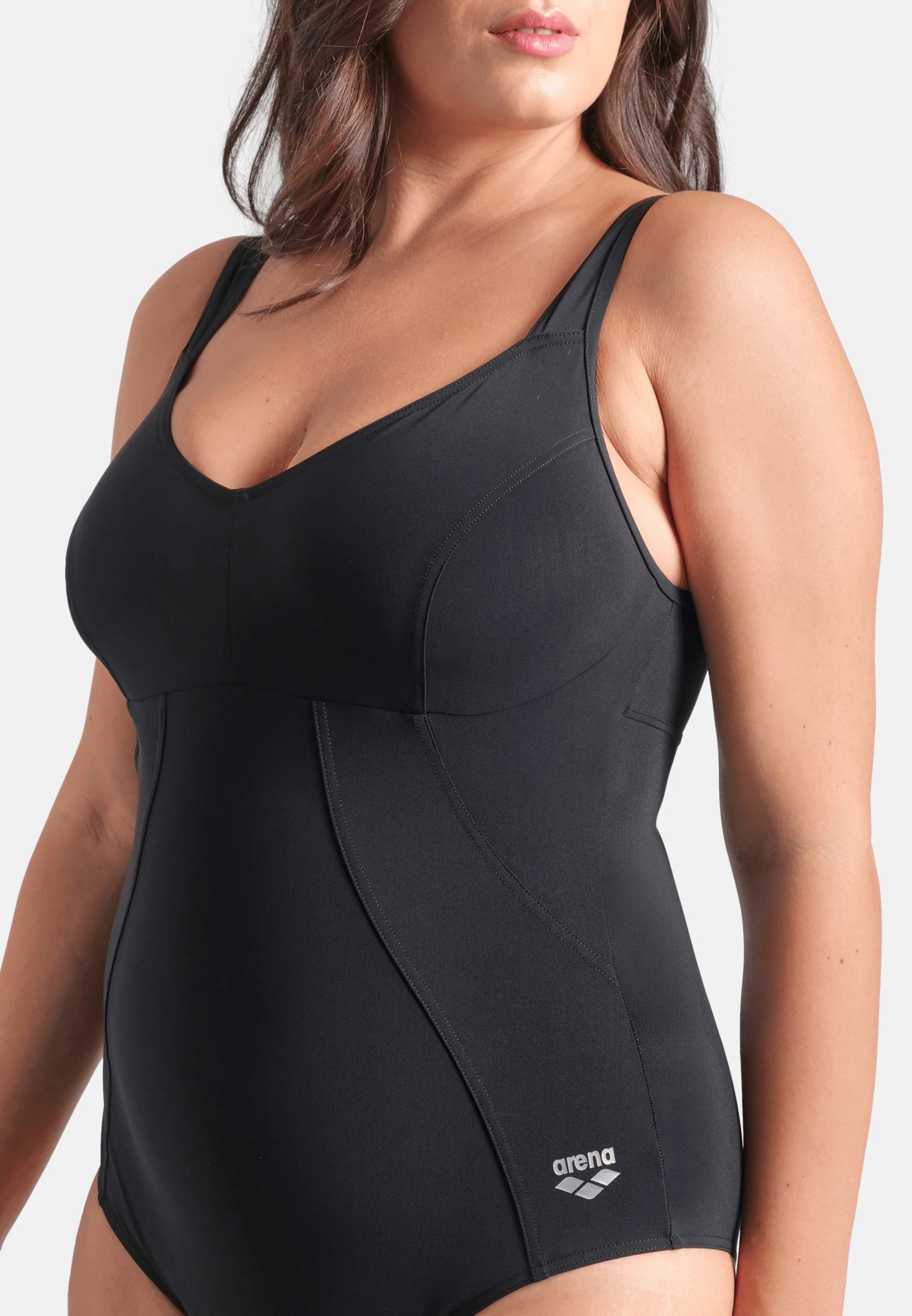 Arena Shapewear Vertigo B-Cup R One-Piece Swimsuit – Black
