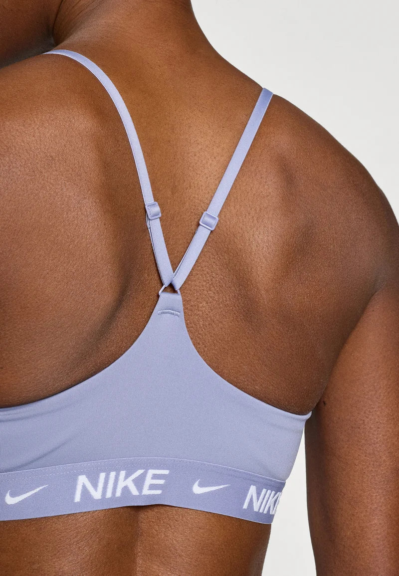 Soutien-gorge Nike Performance Indy Light Support – Violet fer, blanc