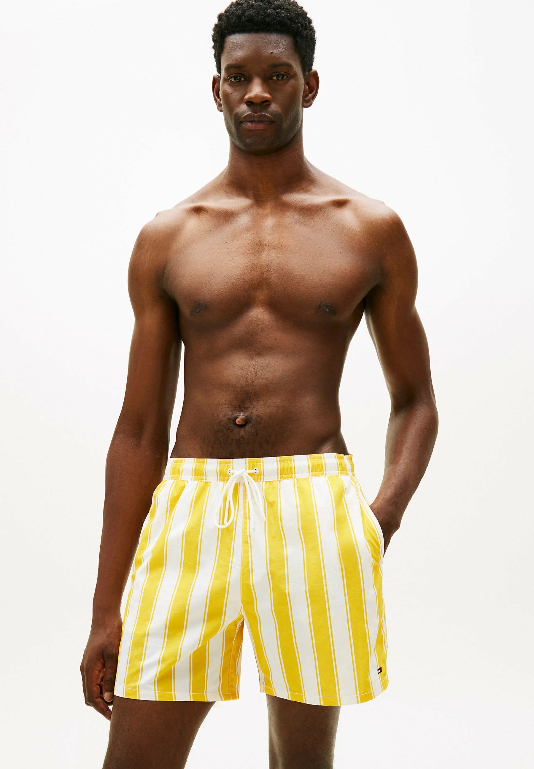 Tommy Hilfiger Stripe Badeshorts – Summer Stripe Sunshower
