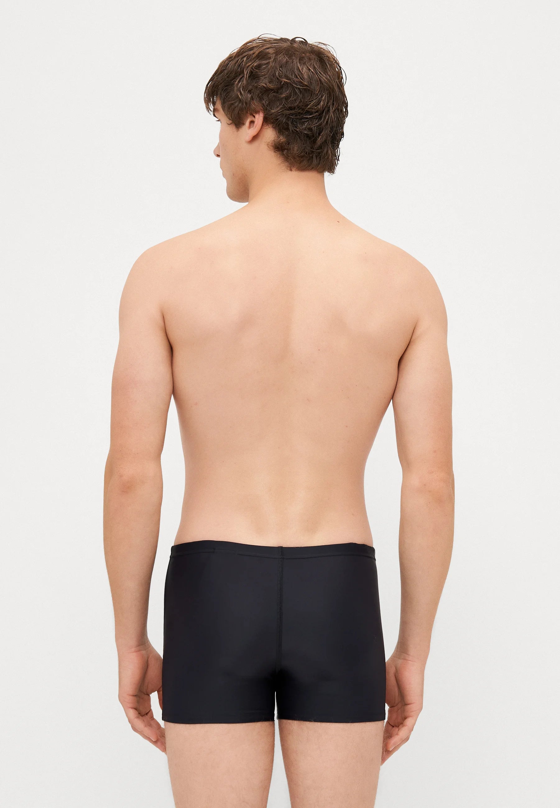 Speedo Tech Print Aquashort – Black, Alfalfa Green