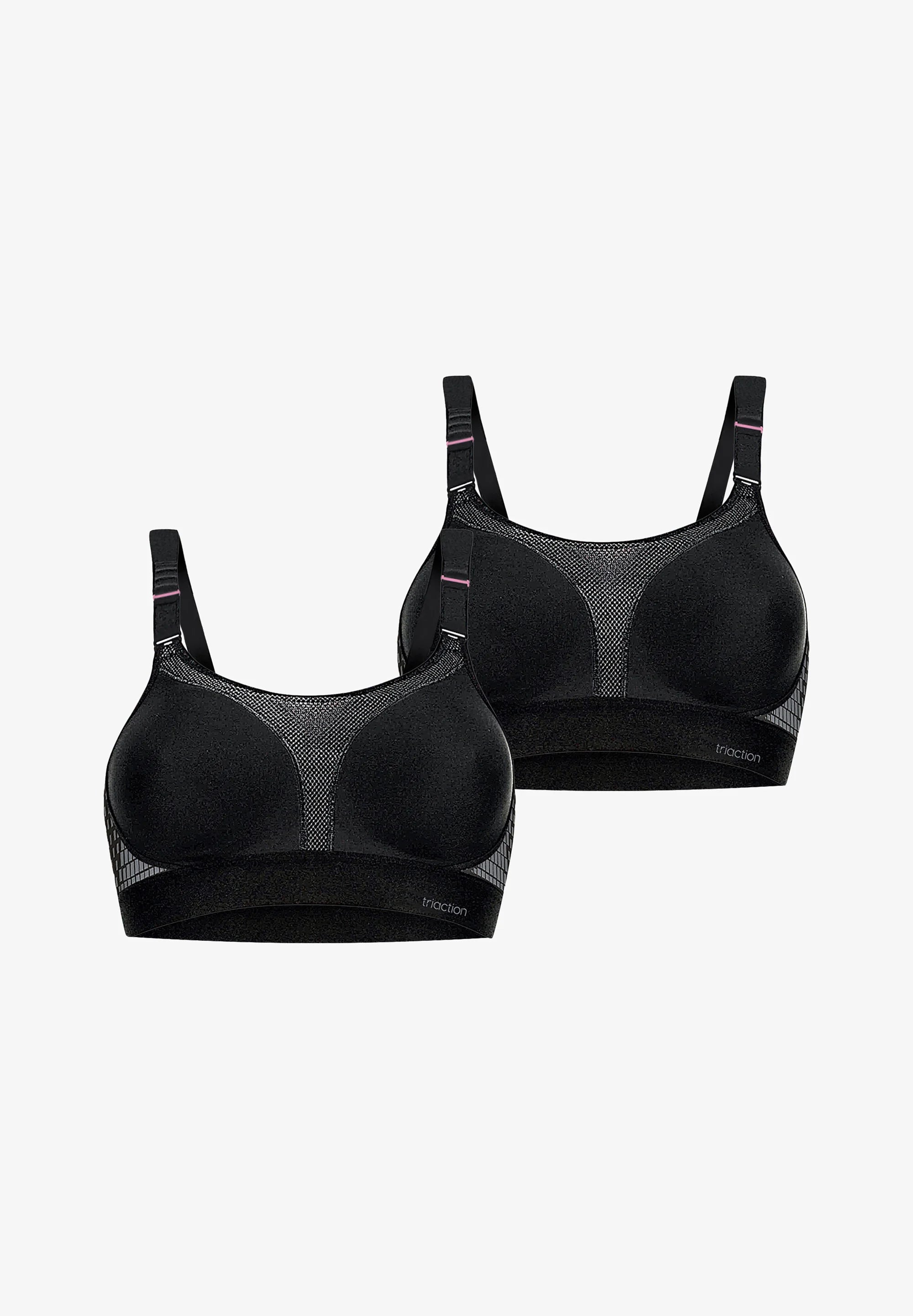 Triumph Triaction Extreme Lite Bustier 2 Pack – černá