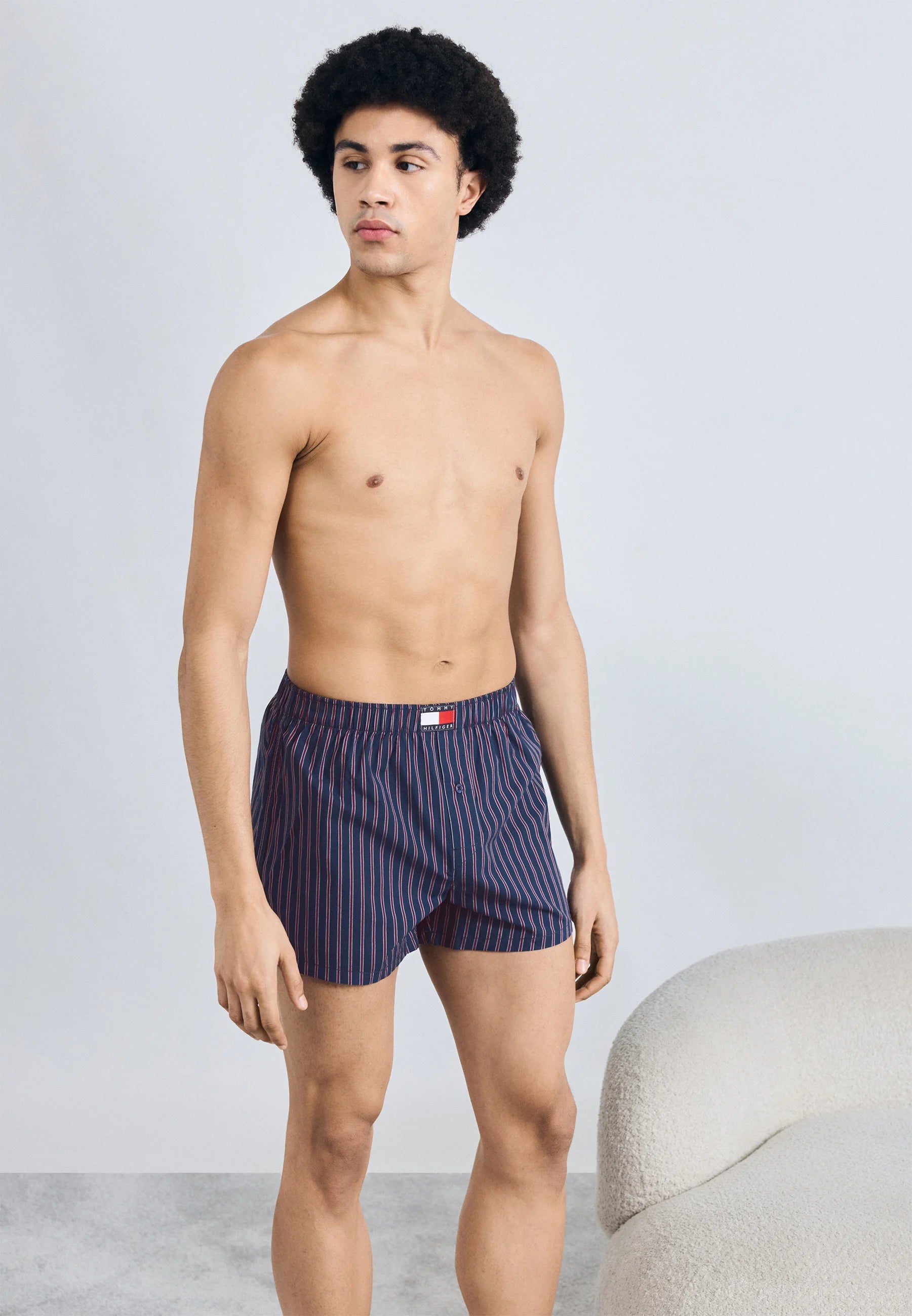 Tommy Hilfiger Heritage Print 3 Pack Boxer Shorts - Rose, Jus De Framboise