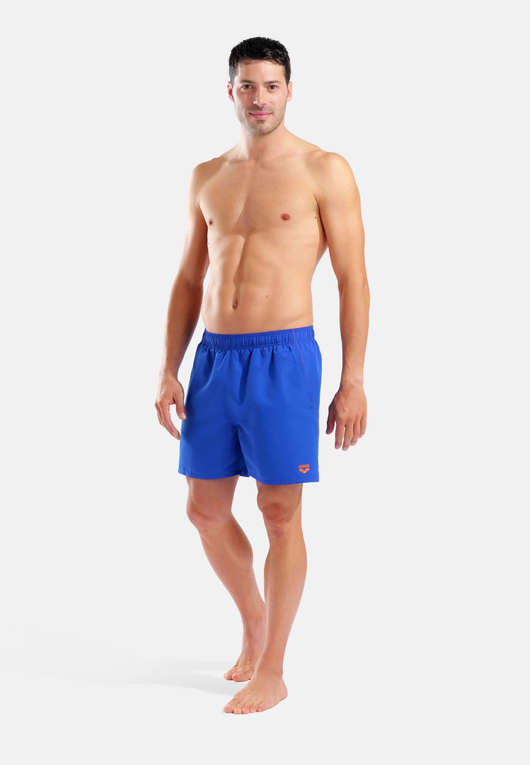 Arena Fundamentals Boxer R – Bleu fluo, Orange équipe