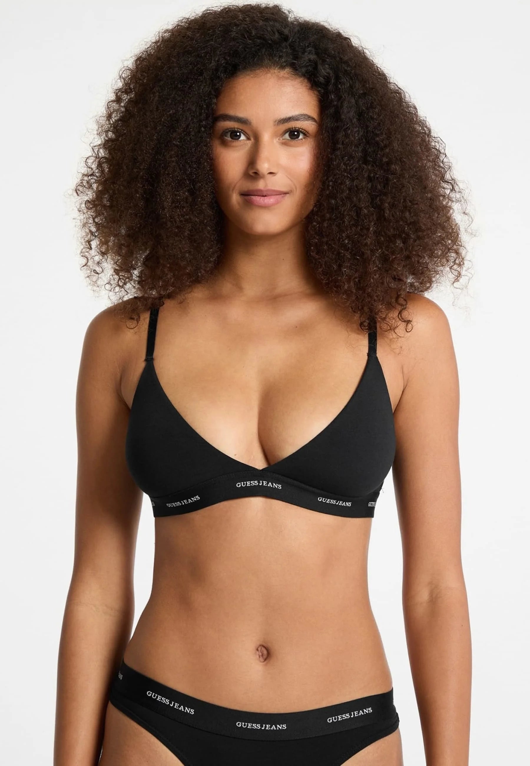 Guess Triangle Soft Bra – černá