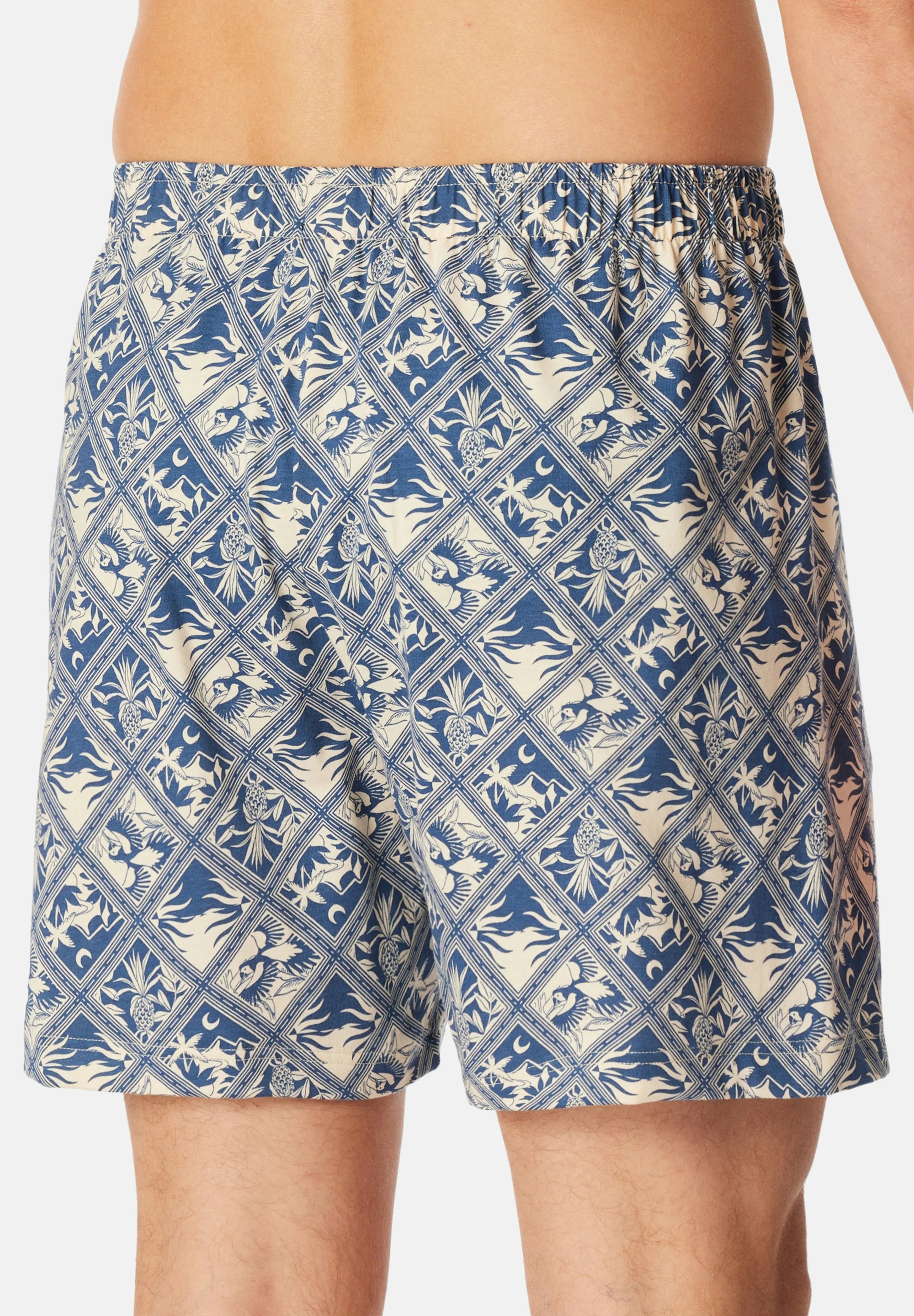 Boxerky Schiesser Single Jersey 6 Pack – tmavě modré, žluté