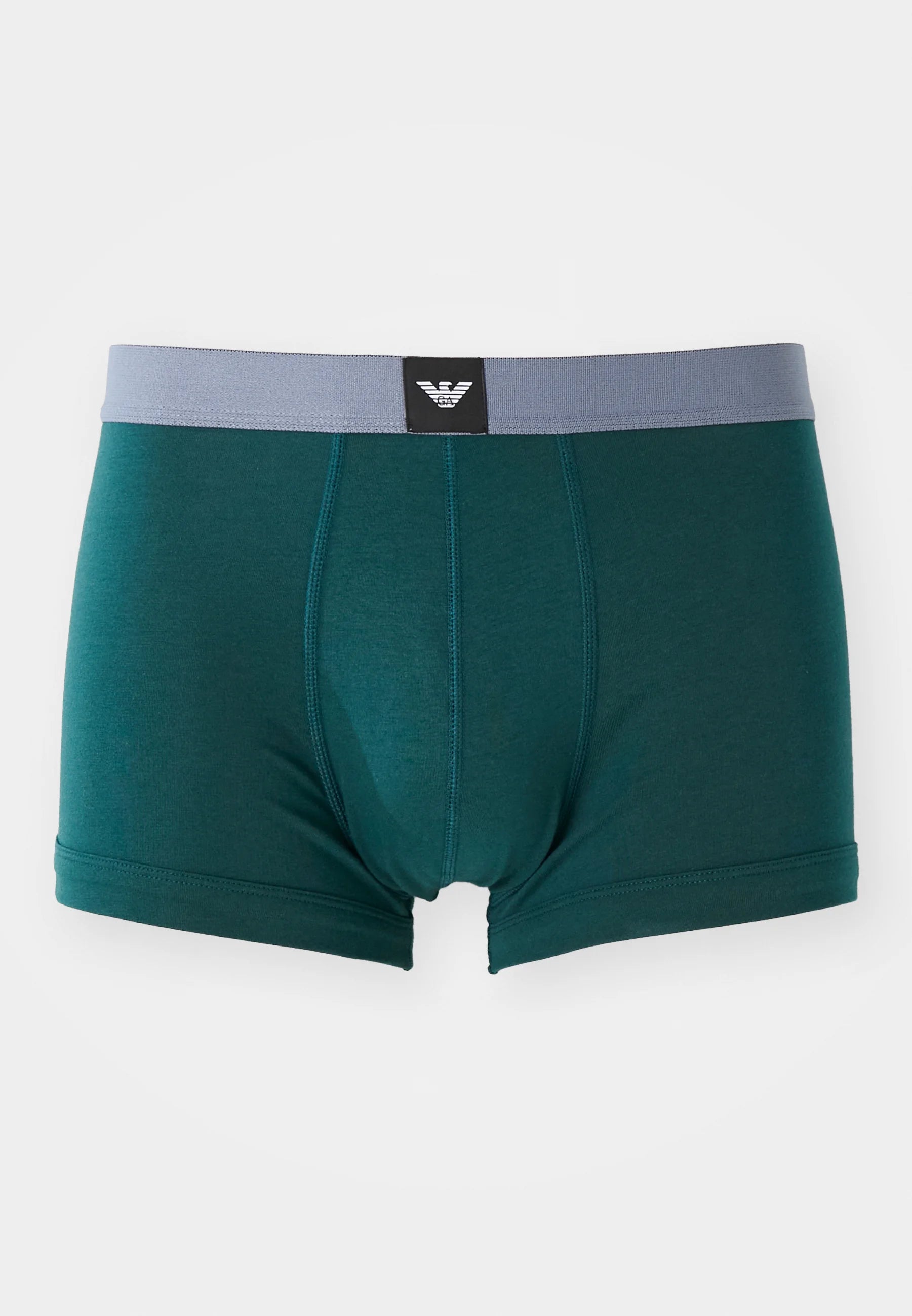 Emporio Armani Premium Cotton Stretch Trunks 3 Pack – Stone, Pine, Peacoat