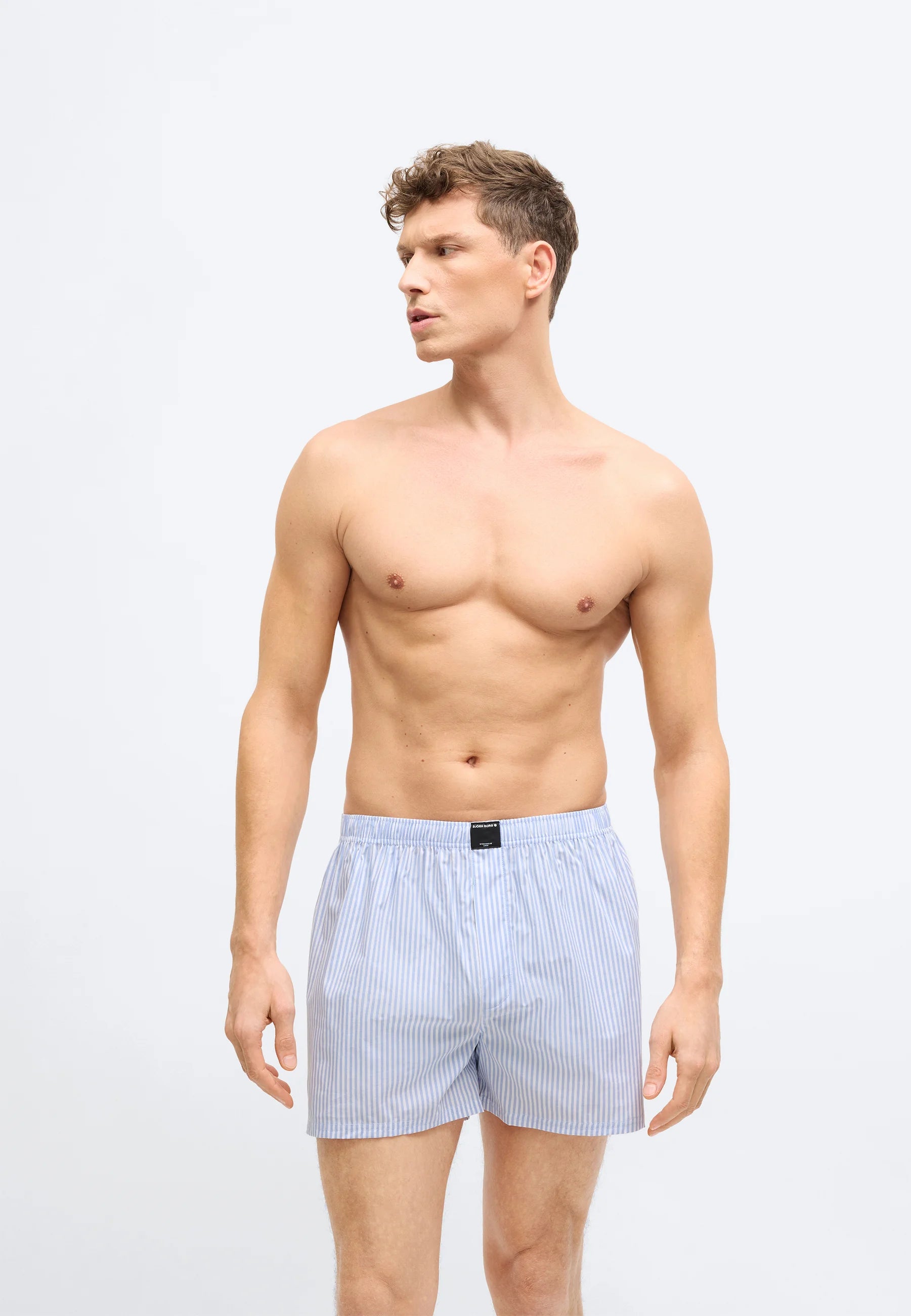Boxerky Björn Borg Stretch 2 Pack – bílé, modré