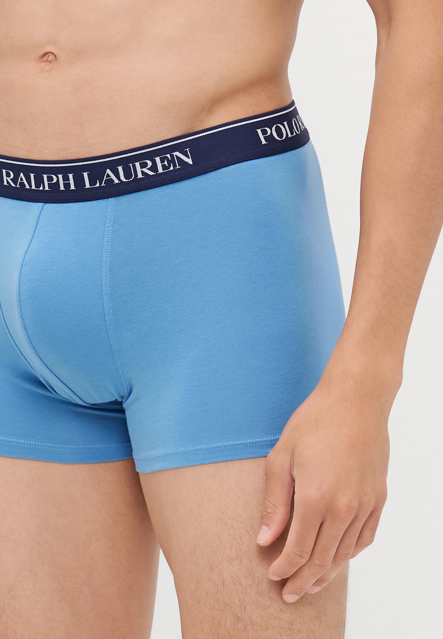 Polo Ralph Lauren Cotton Stretch Trunks – 5 Pack – Grey Heather, Blue, Red, Camel, Navy