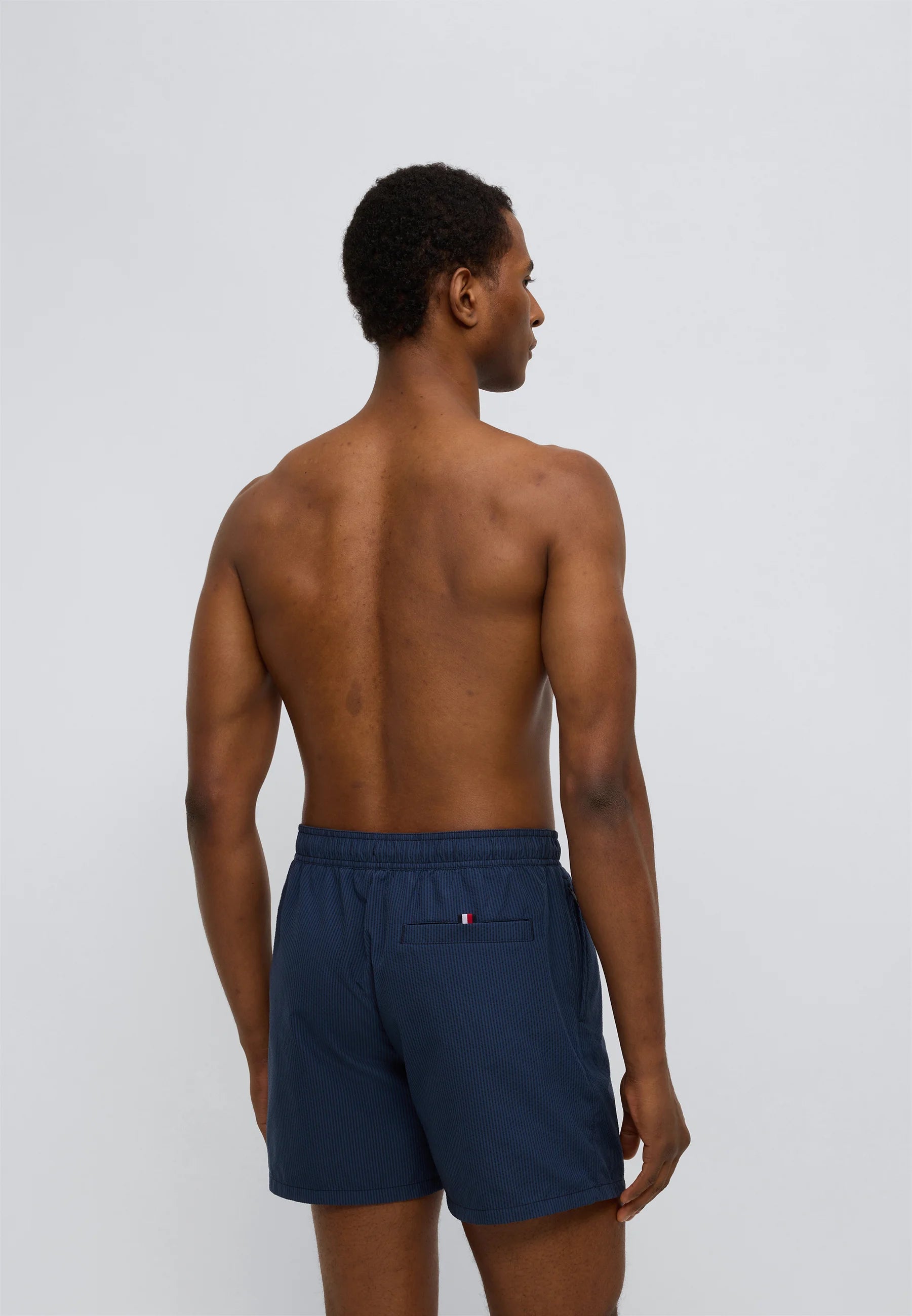 Short de bain Tommy Hilfiger Ithaca Stripe – Mer Égée, Ciel du désert