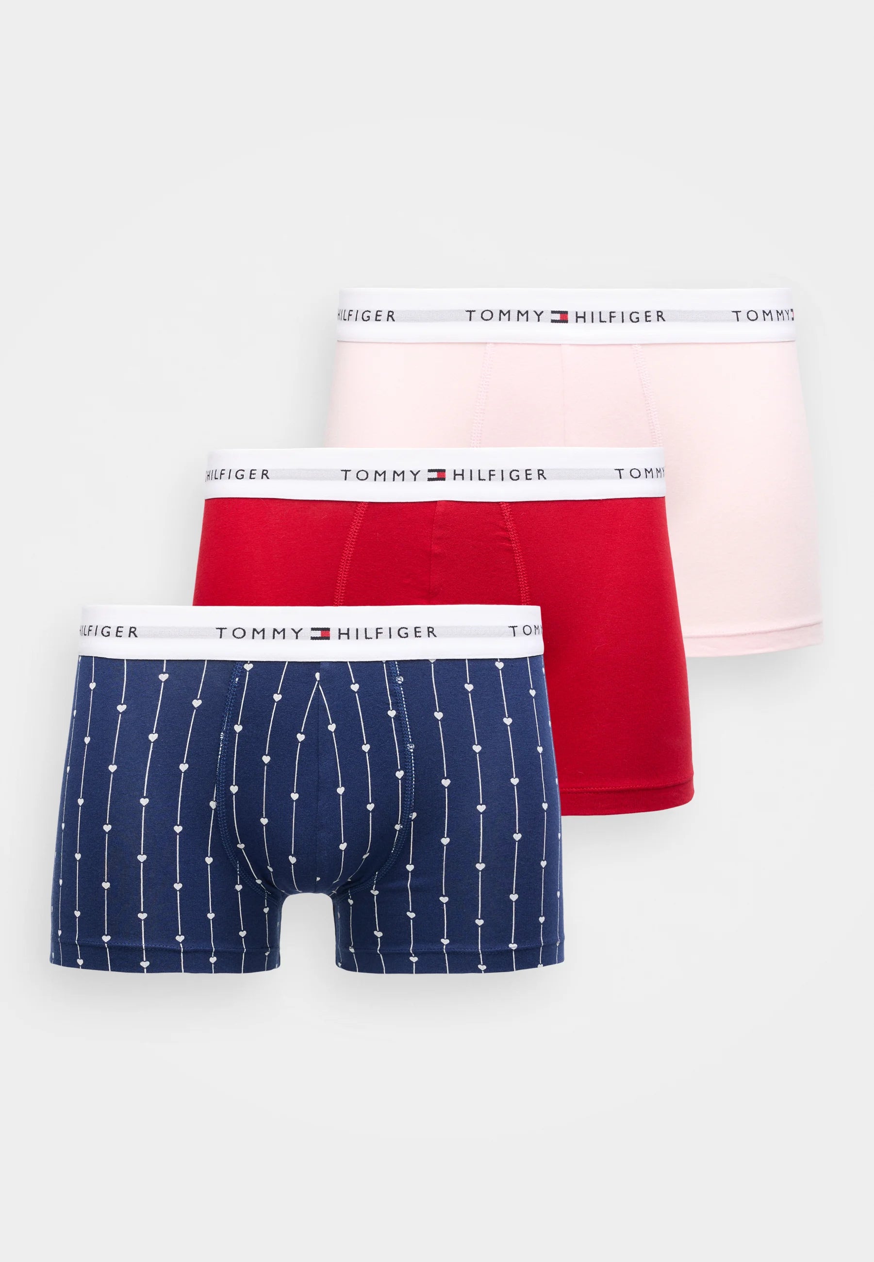 Tommy Hilfiger Signature Trunk Print 3 Pack – Blue, Red