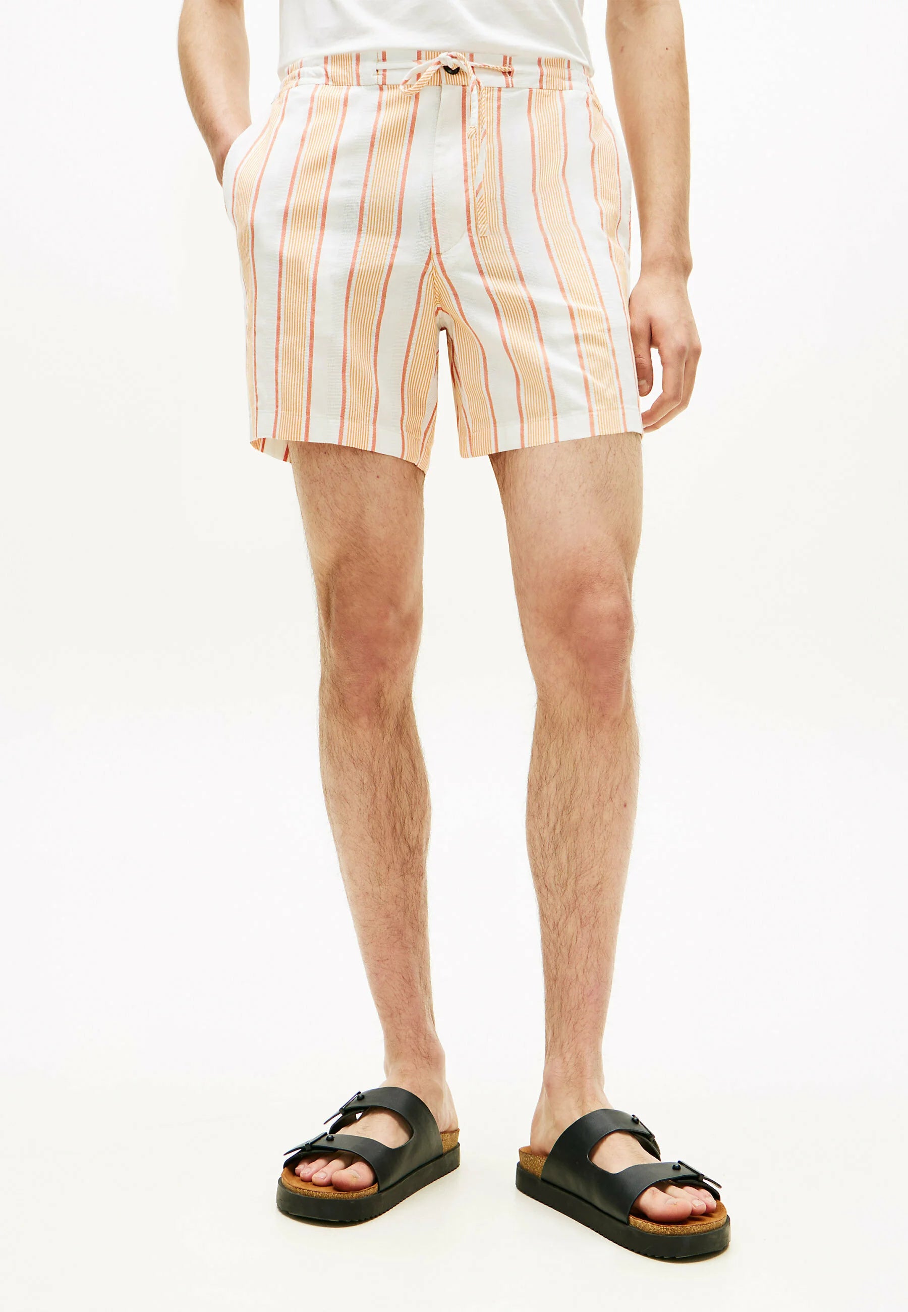 Tommy Hilfiger Dobby Short de bain – Orange Hype, Orange brillant