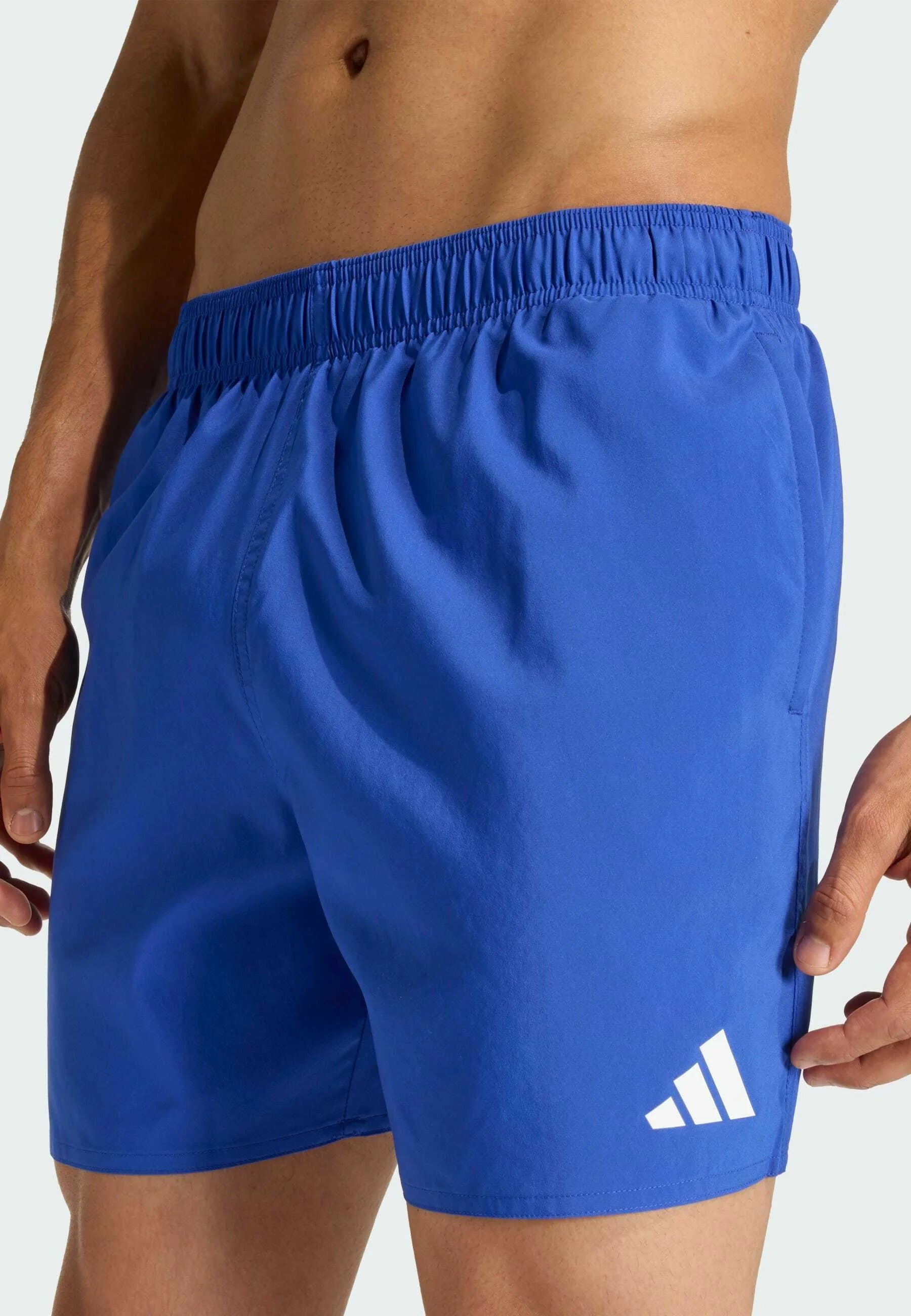 Adidas Sportswear 5 Inch Swimming Shorts – Semi Lucid Blue, White