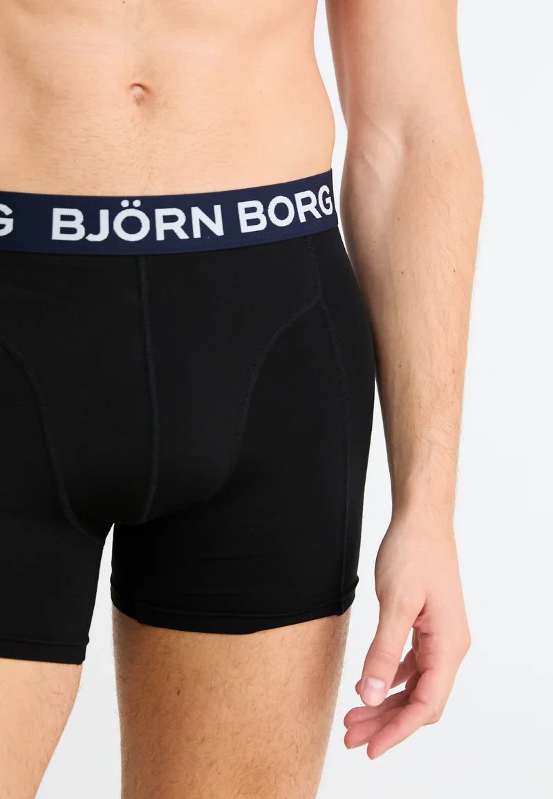 Björn Borg Lot de 2 boxers – Bleu foncé