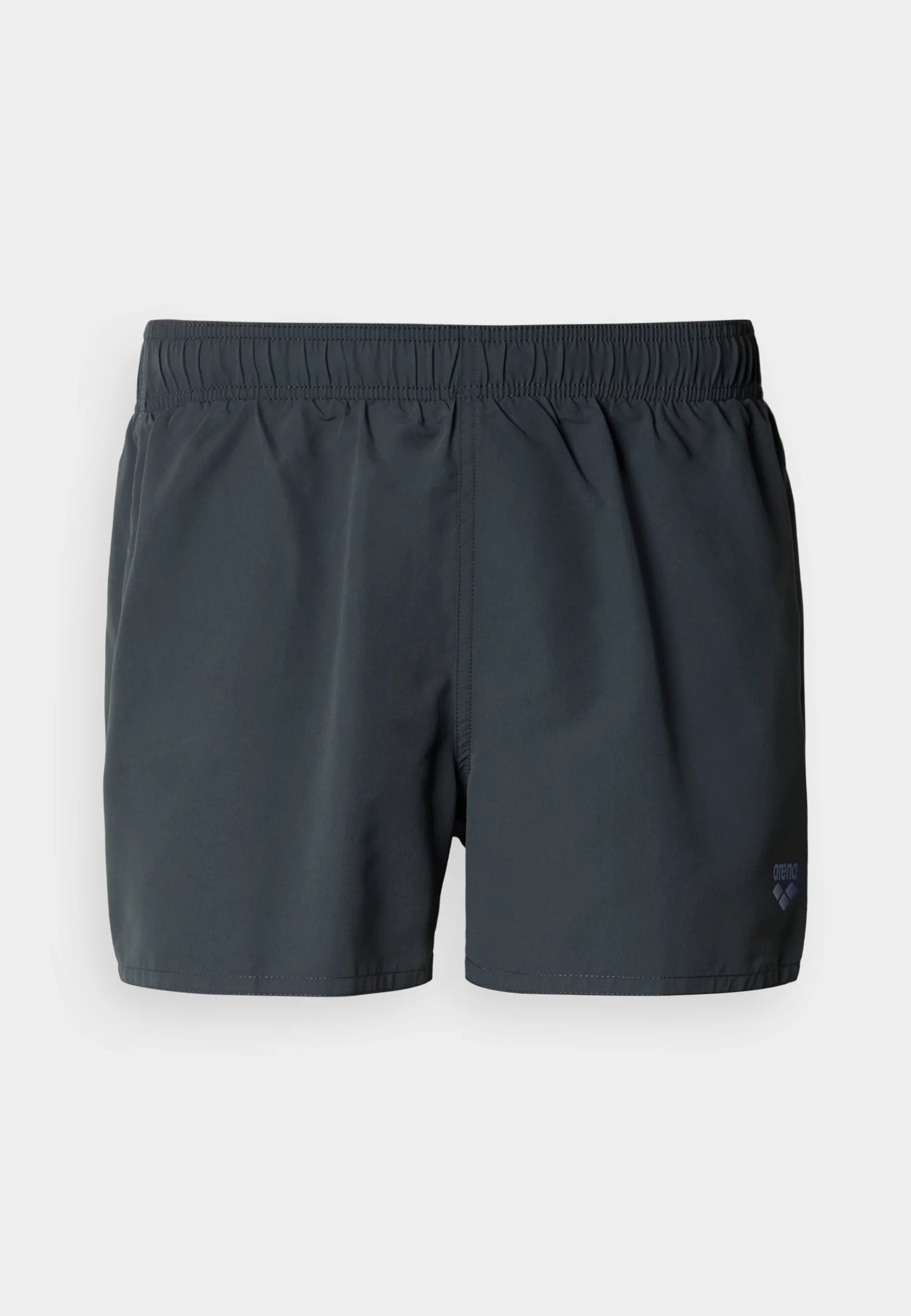 Short de bain Arena Fundamentals – Asphalte, Bleu Néon