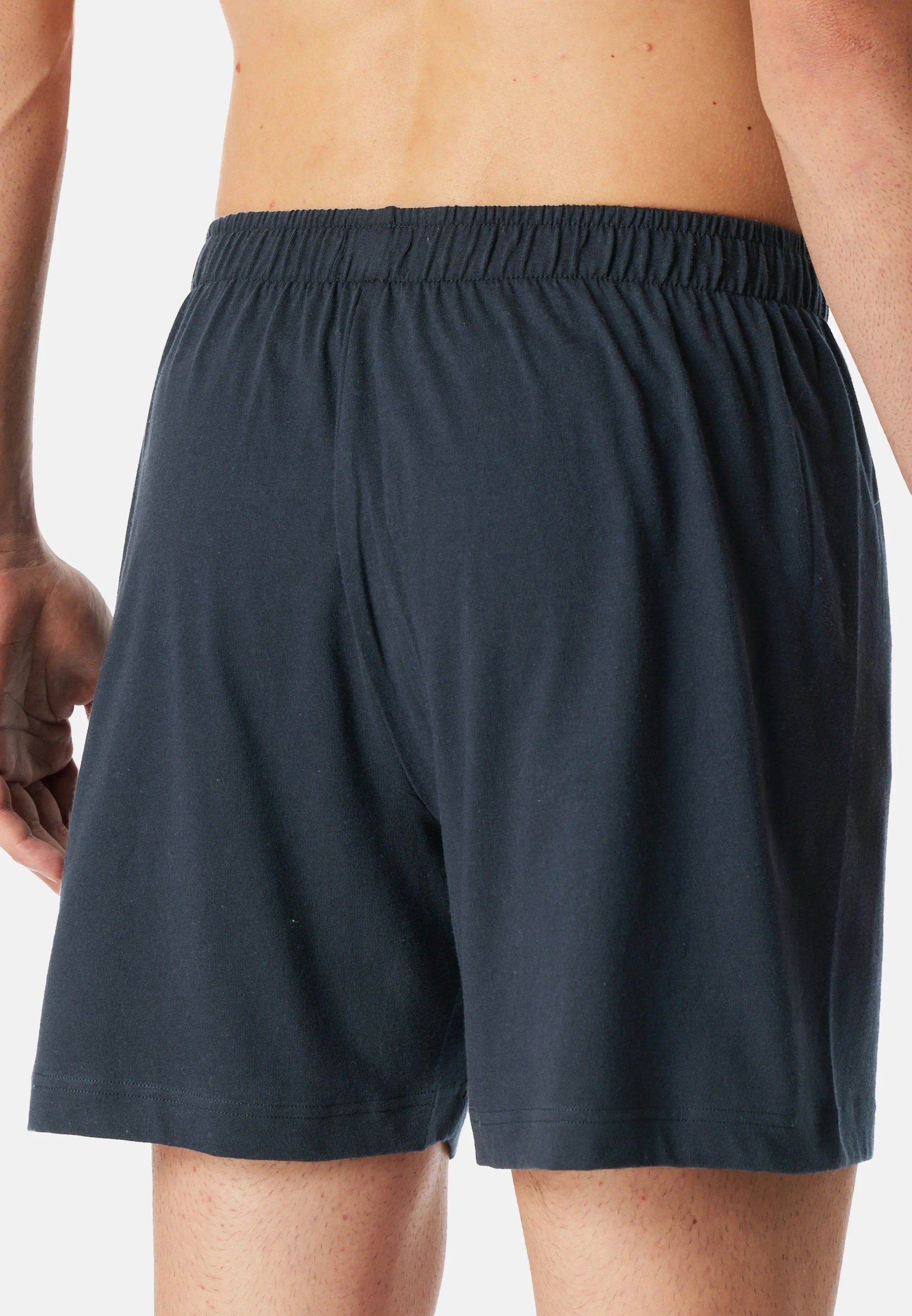 Boxer Schiesser Classic in cotone, confezione da 4: nero, blu