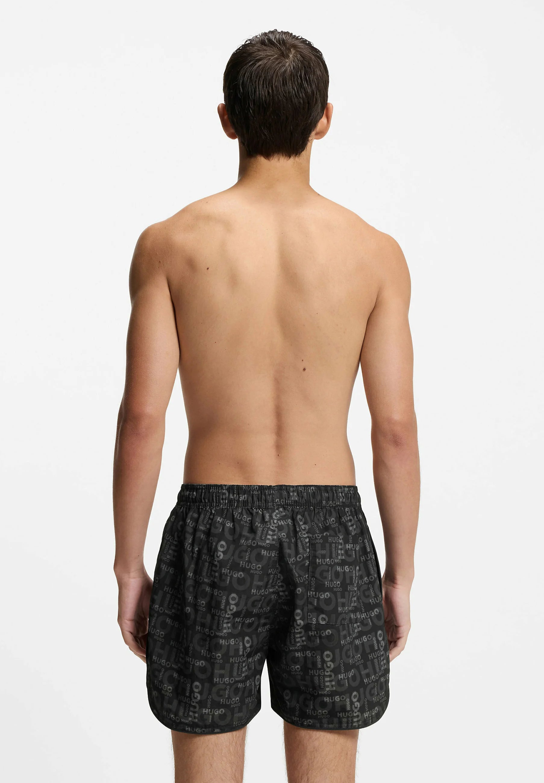 Pantaloncini da bagno HUGO Rik – Grigio aperto