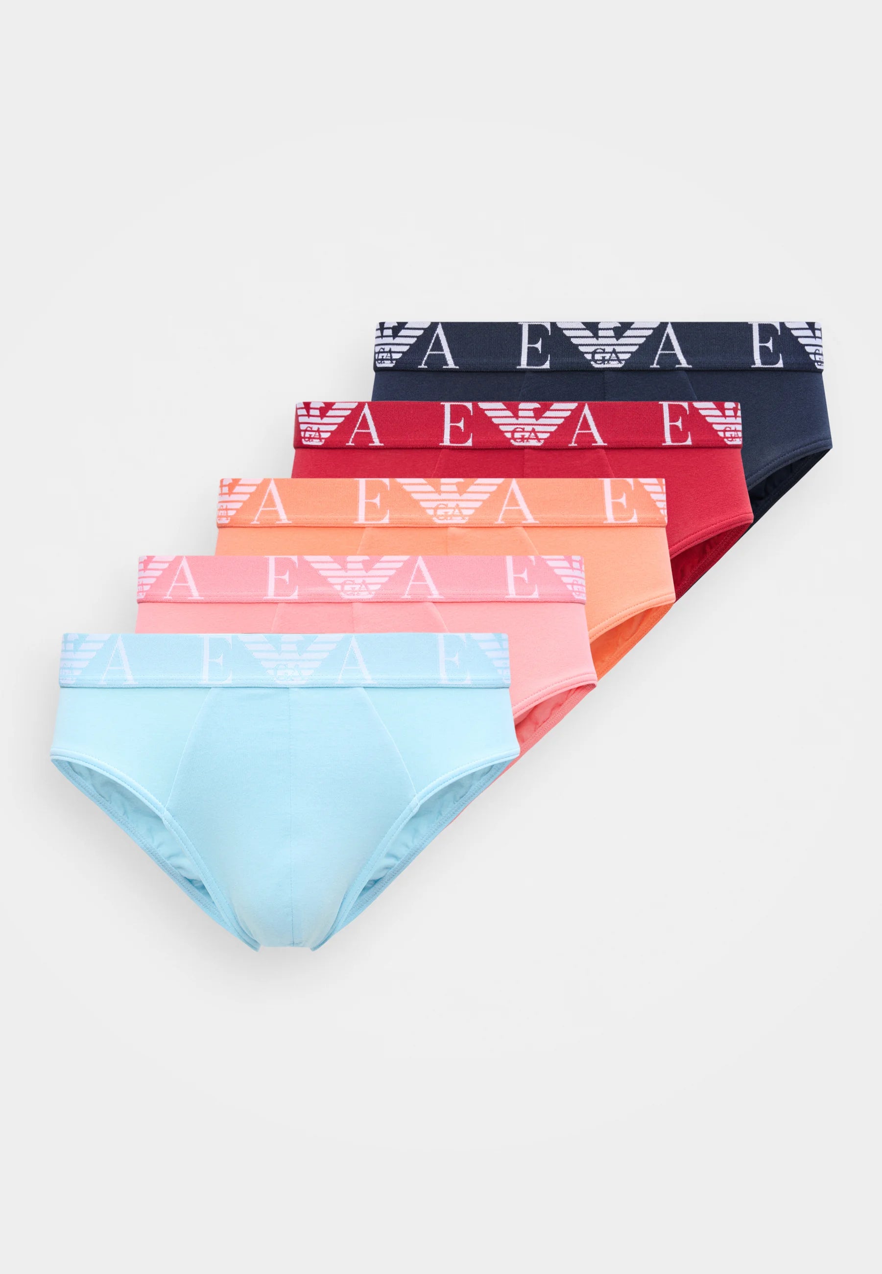 Lot de 5 slips Emporio Armani RAINBOW Multipack – Scooter Multi Couleur