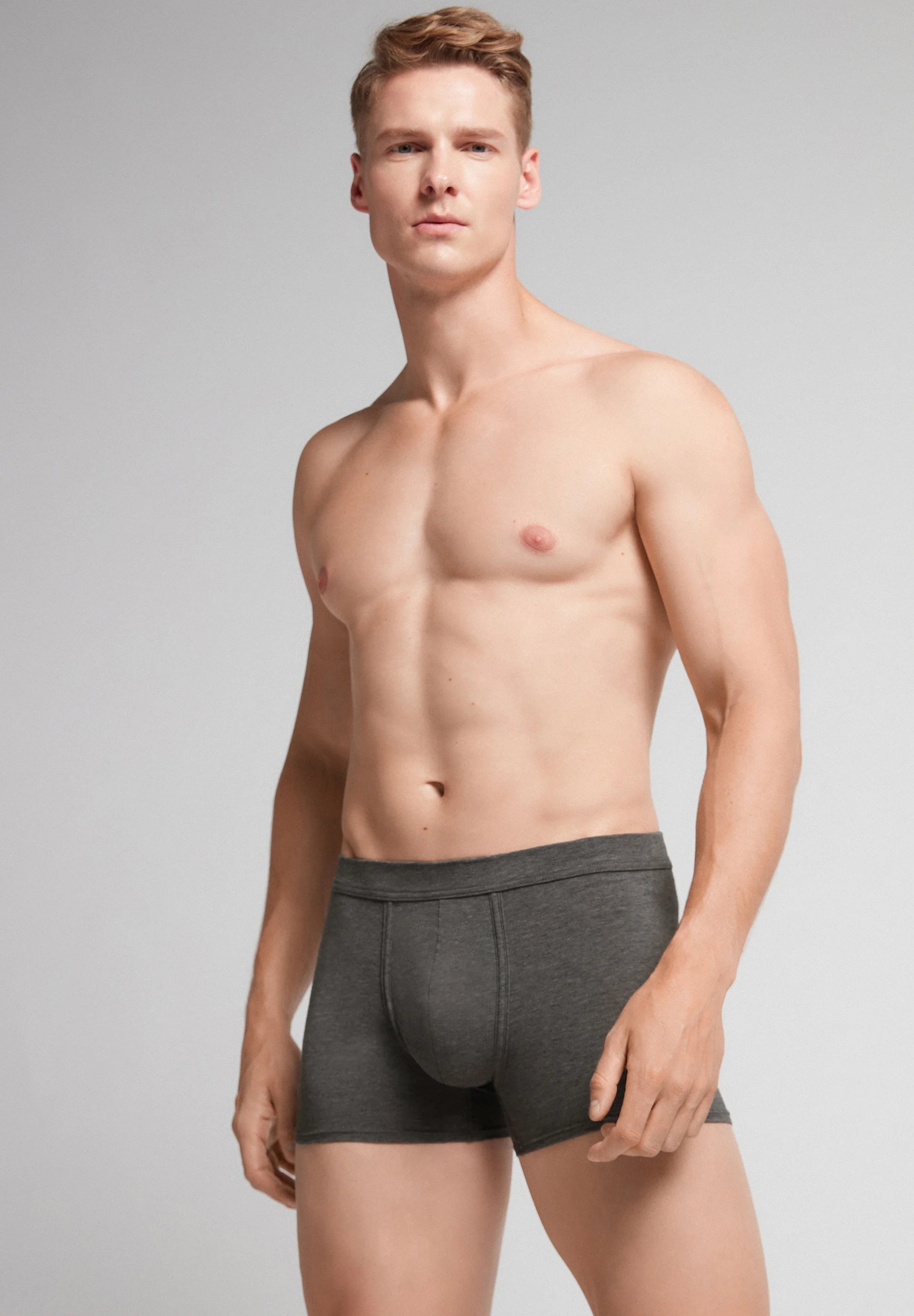 Lehké kufry IUMAN Intimissimi Uomo – melírované šedé