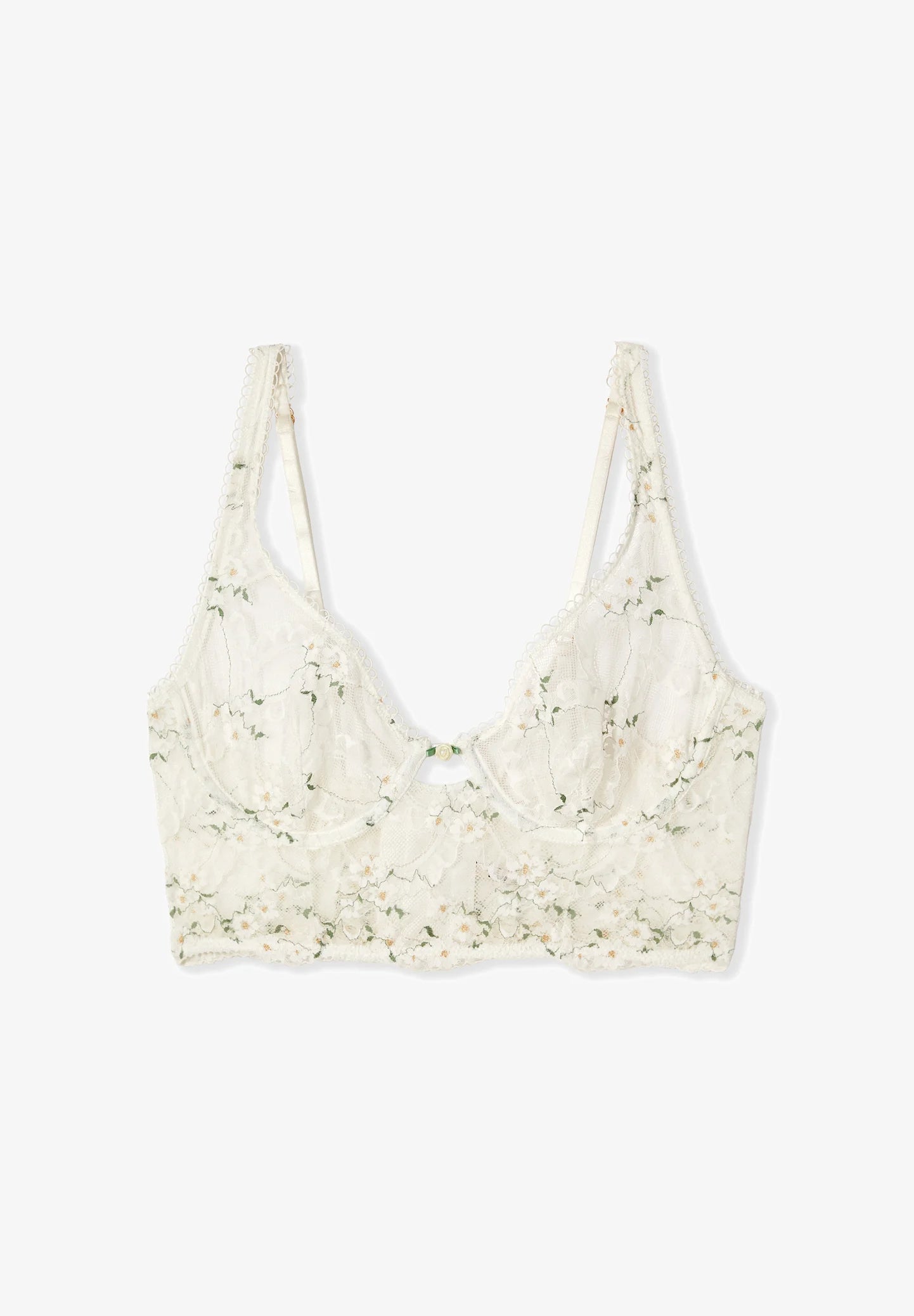 Etam Bouquet Bustier – Off-White