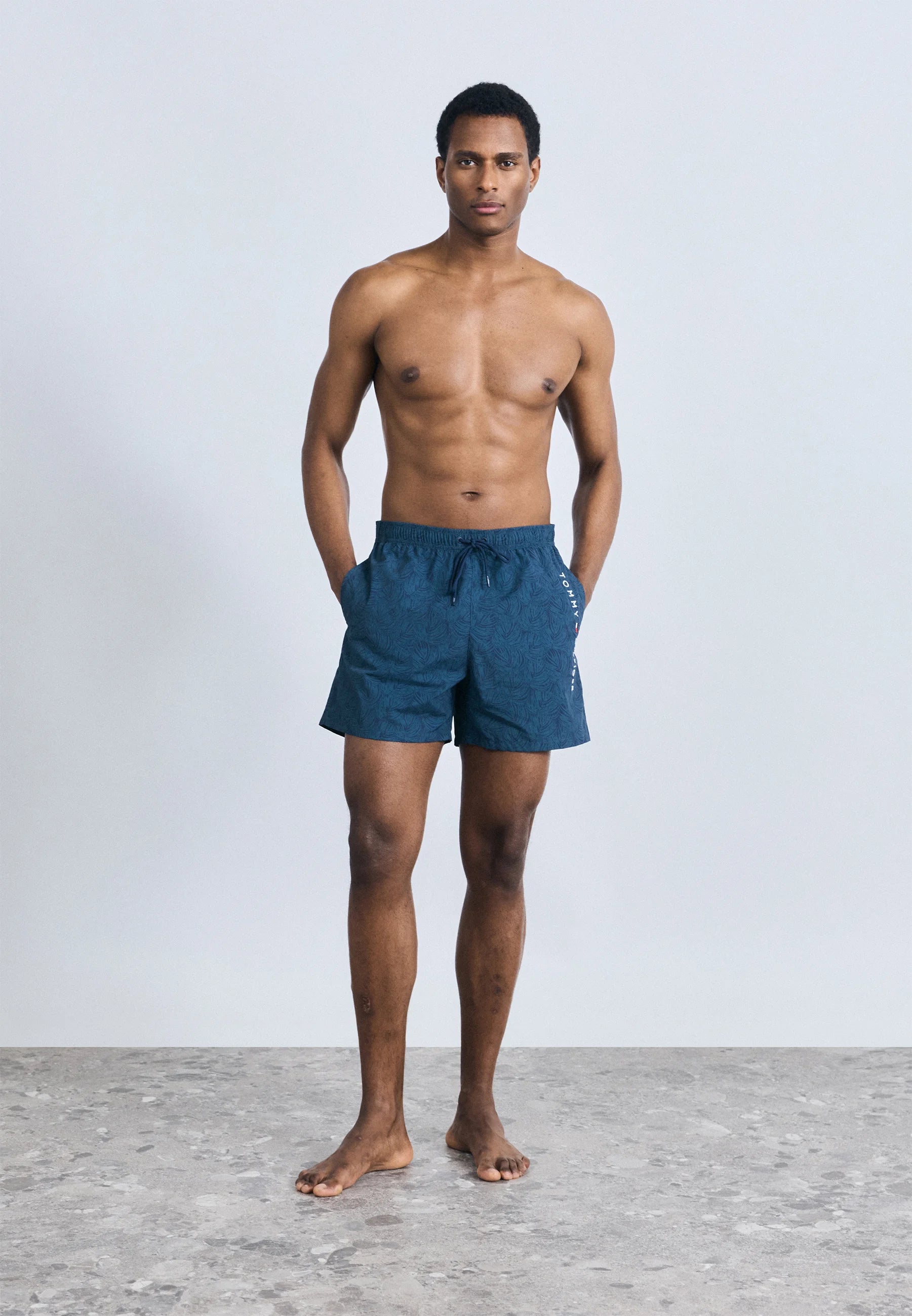 Tommy Hilfiger Print Swim Shorts – Aegean Sea