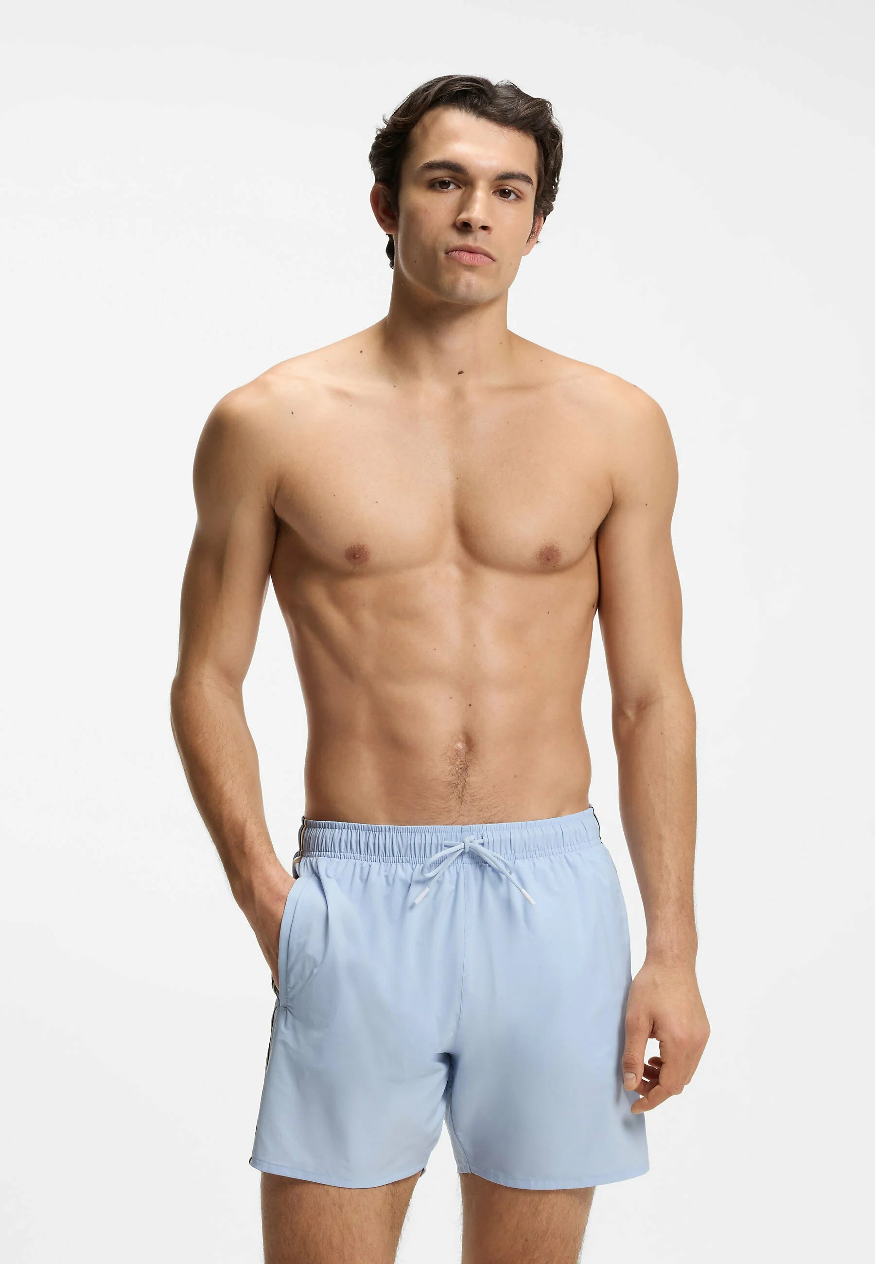 BOSS Iconic Swim Shorts – Light Blue Six