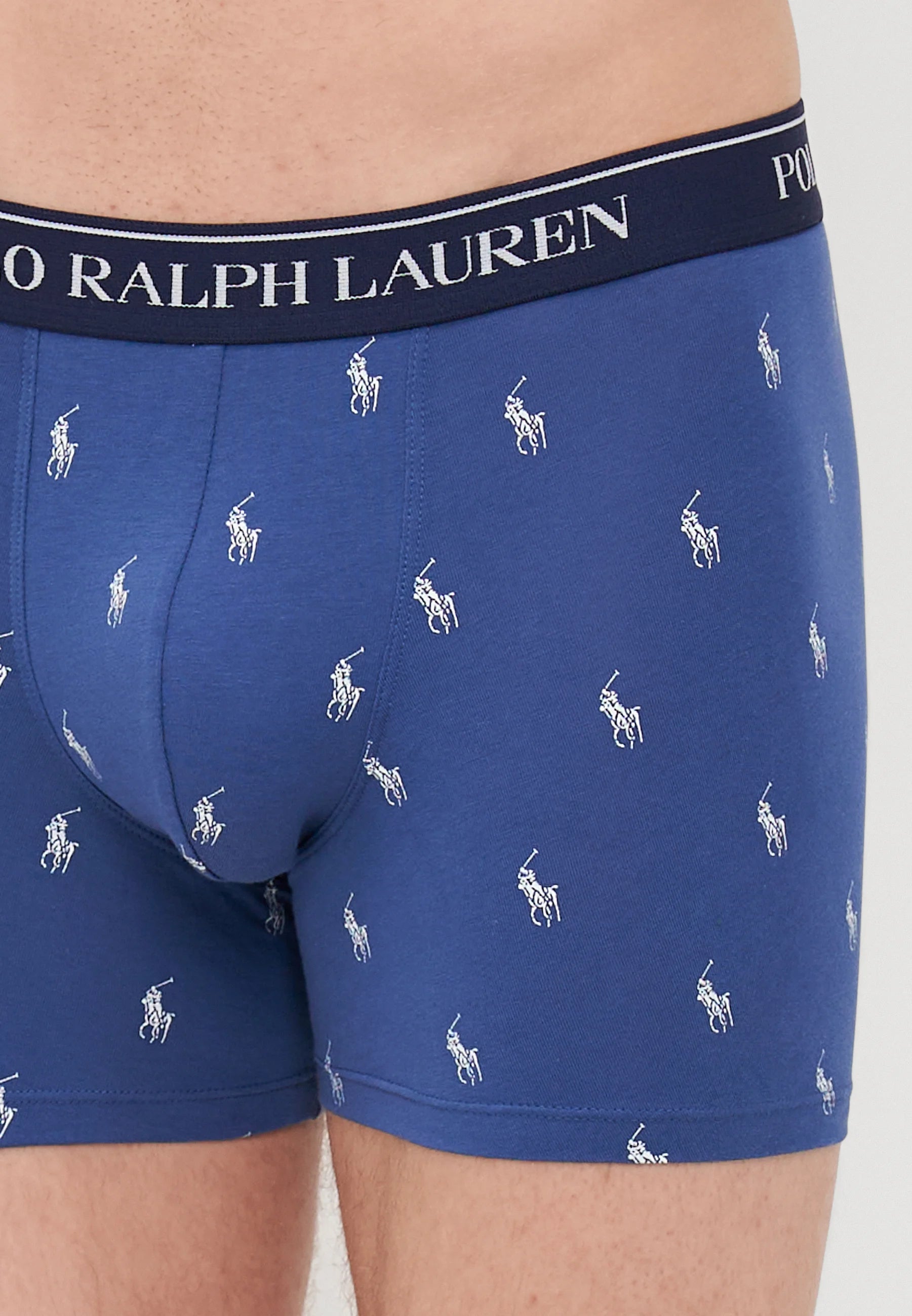 Polo Ralph Lauren bavlněné Stretch boxerky – 3 balení – Navy, Pine, Old Royal