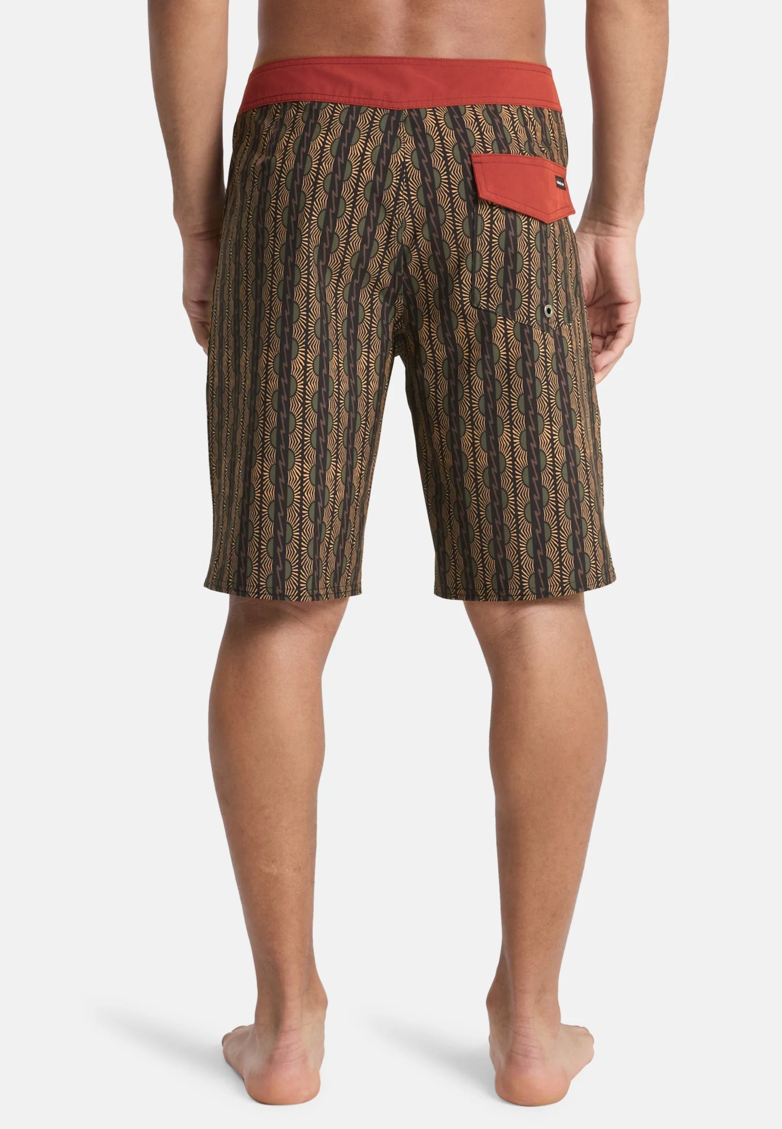 Short de bain Quiksilver Surfsilk Straight 20 Board – Marron